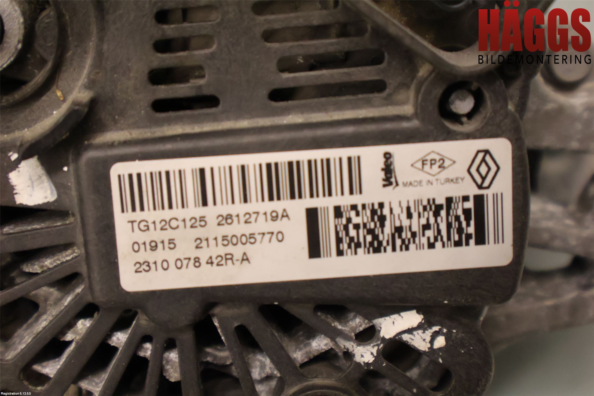 Renault CAPTUR 13-19 Generator