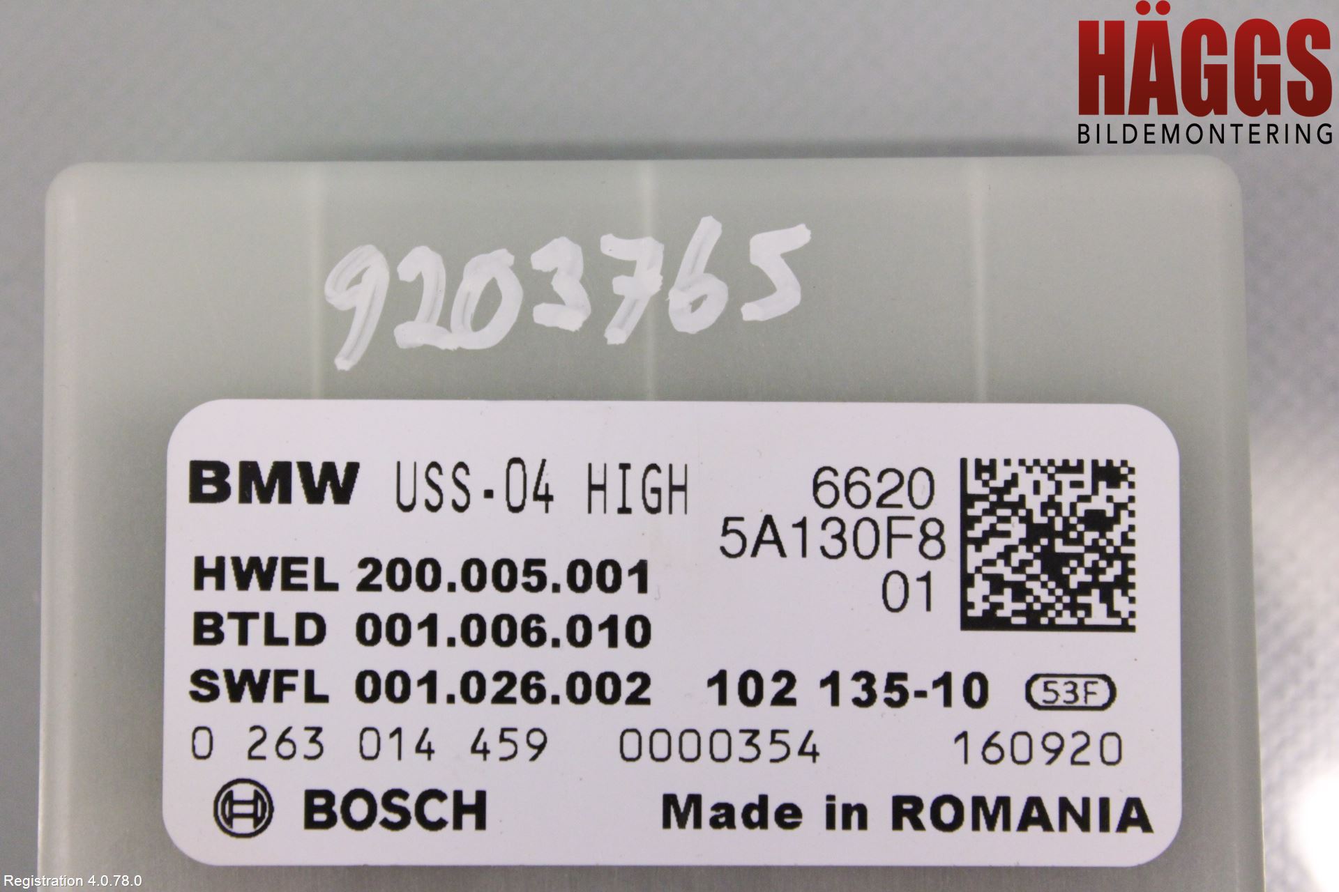 BMW 3 G20/G21/G80/G81 19- Styrenhet Parkeringshjälp
