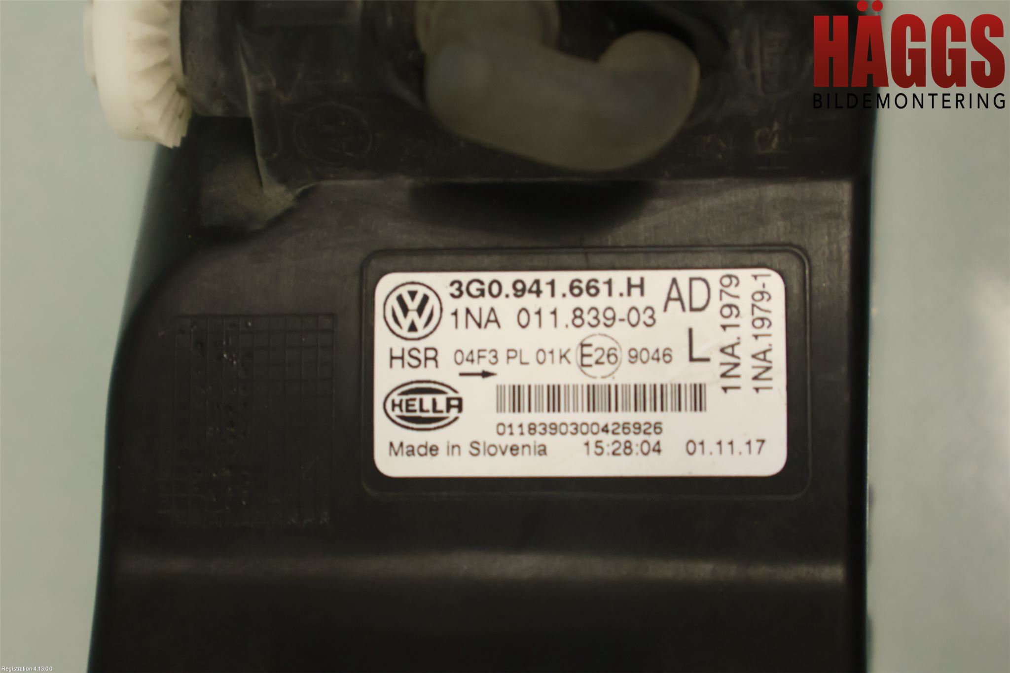 Volkswagen VW PASSAT 15-19 Dimljus-Varselljus Fram