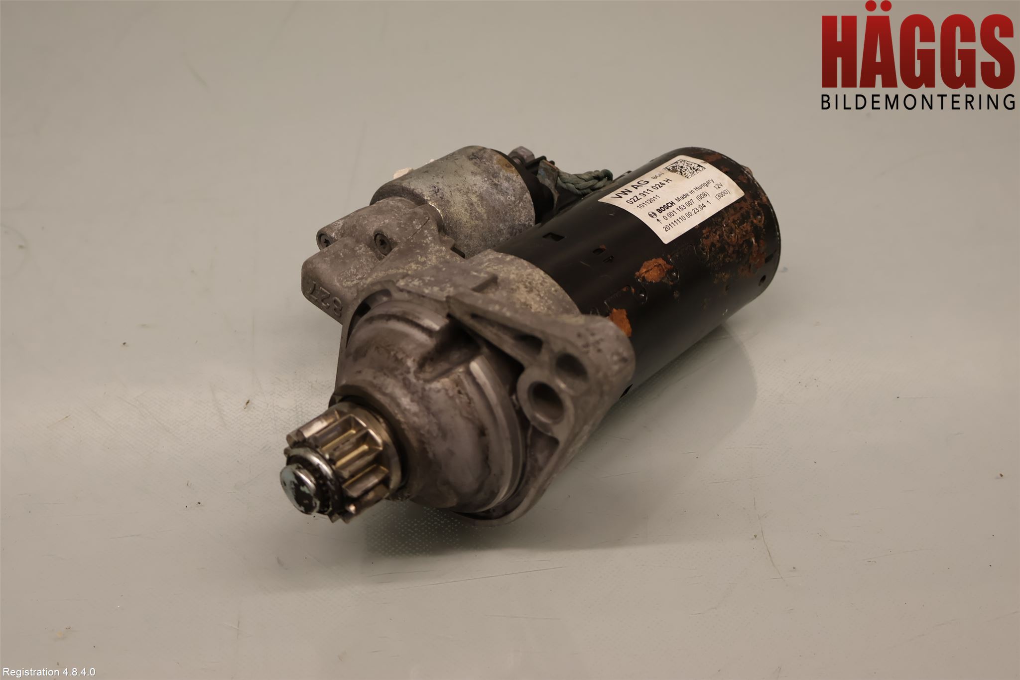 Volkswagen VW GOLF VI 09-13 Startmotor
