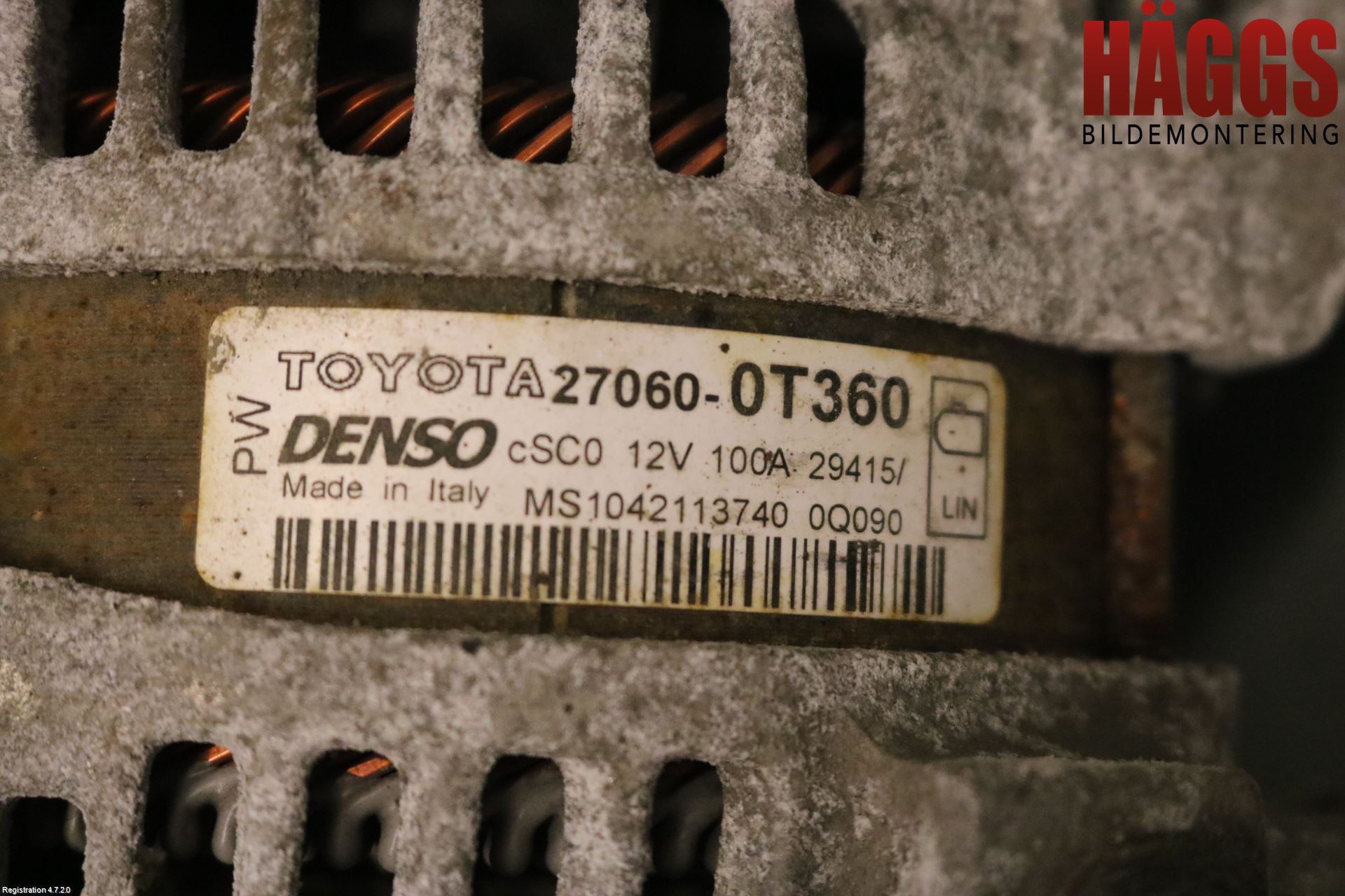 Toyota AVENSIS 16-18 Generator