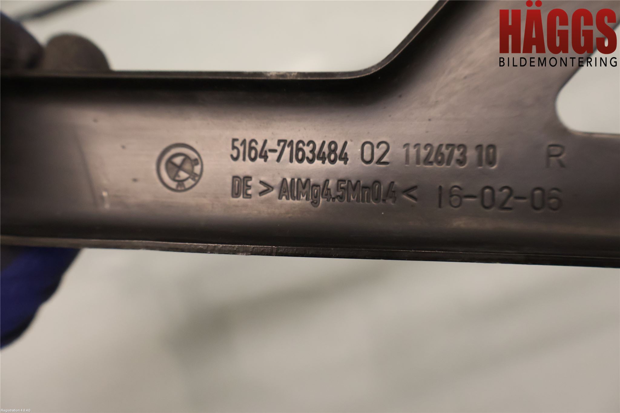 BMW 5 E60/61 Sed/Tou 02-10 Frontplåt