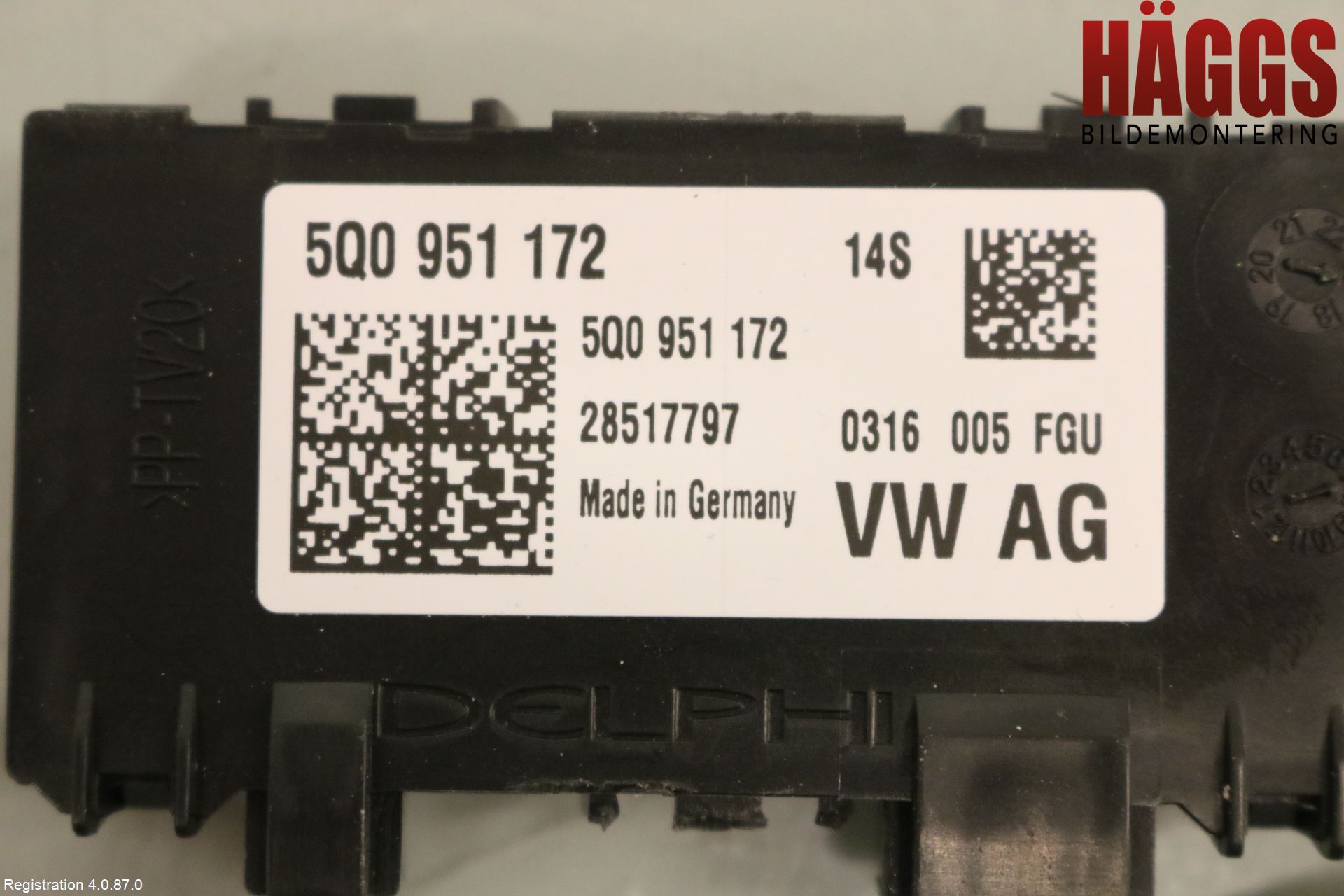 Volkswagen VW PASSAT 15-19 Sensor Övrigt