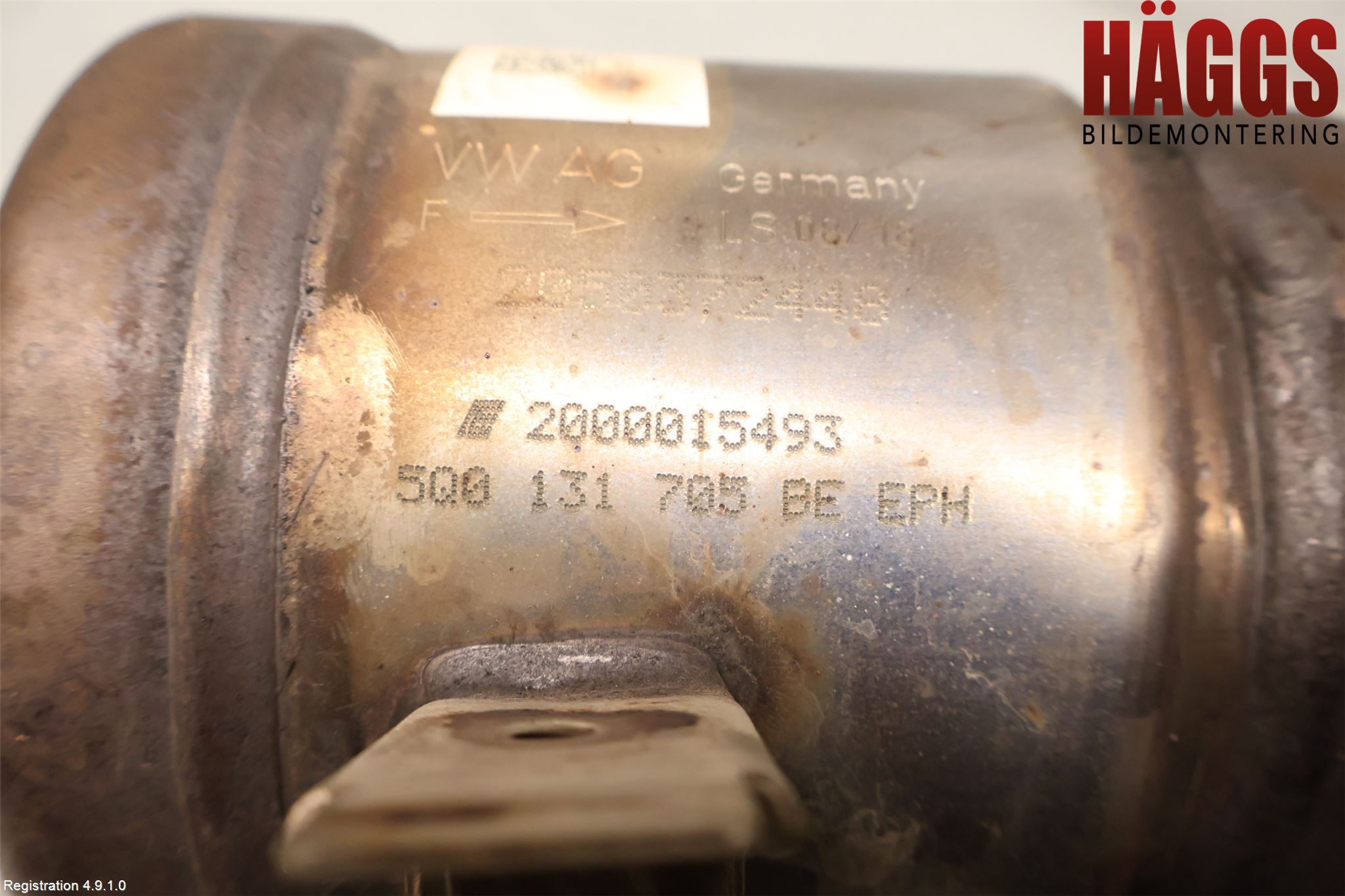 Volkswagen VW GOLF / E-GOLF VII 13-20 Avgas Partikelfilter