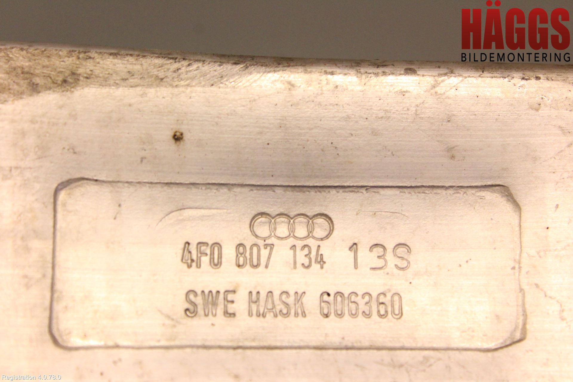 Audi ALLROAD 06-11 Stötfångarbärjärn Fram