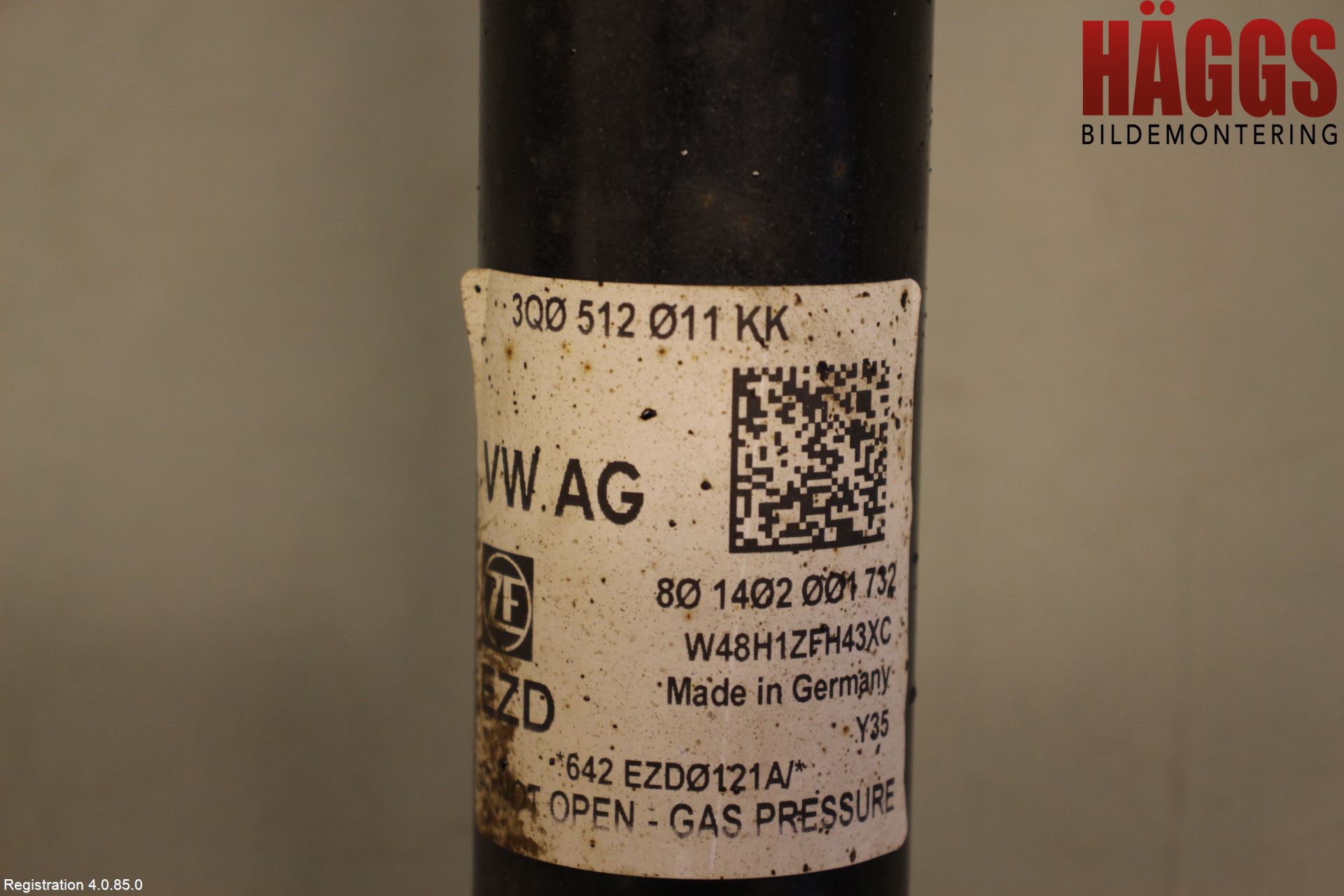 Volkswagen VW PASSAT 15-19 Stötdämpare Bak