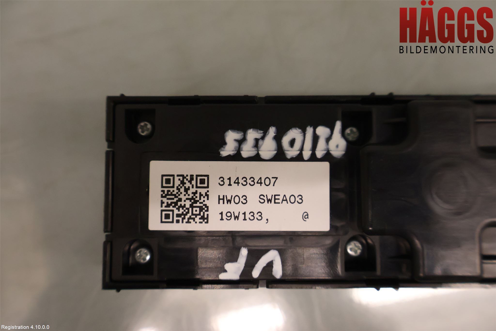 Volvo V60 19- Strömställare Elhiss