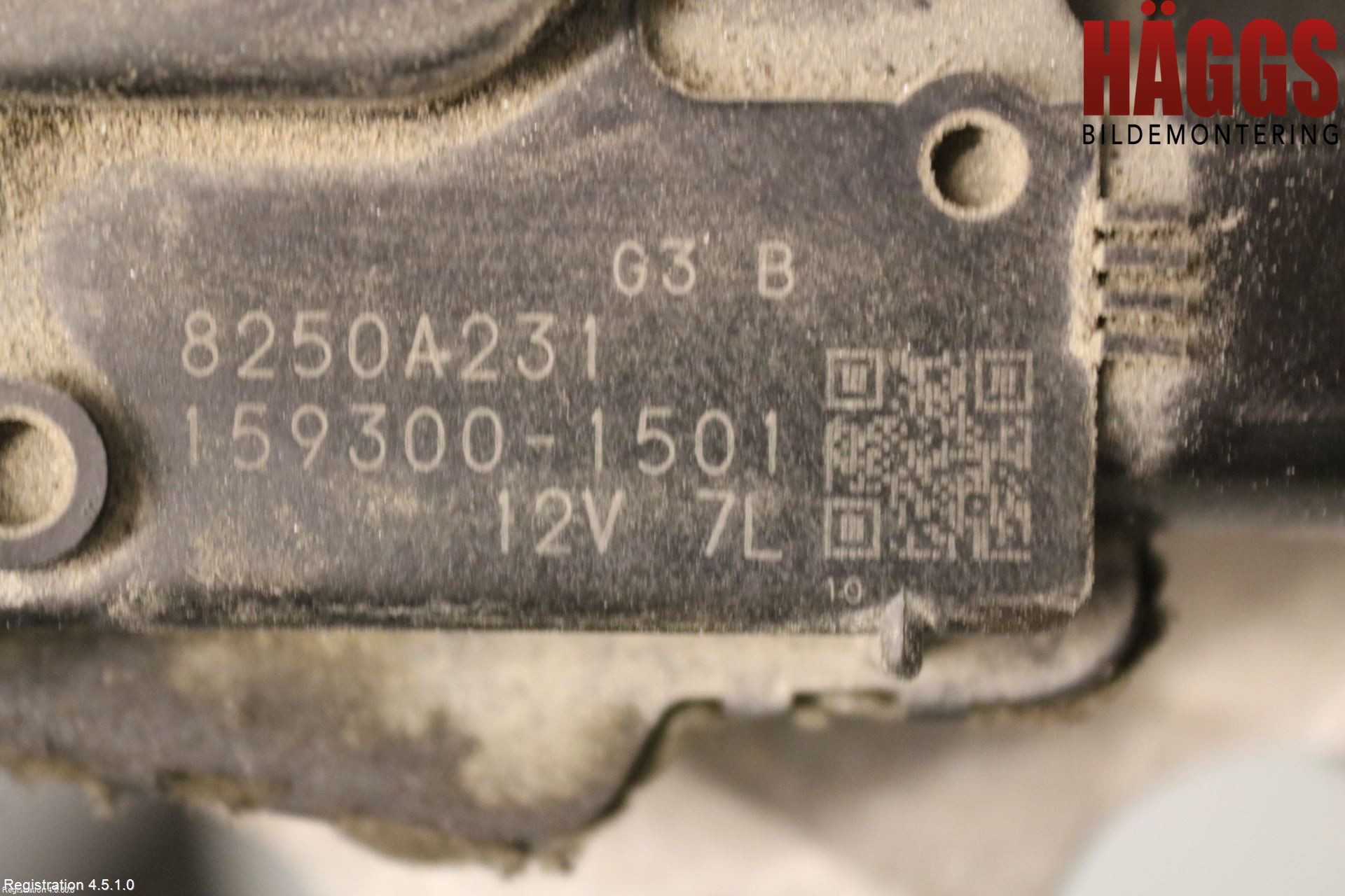 Mitsubishi COLT 09-13 Torkarmotor Vindruta