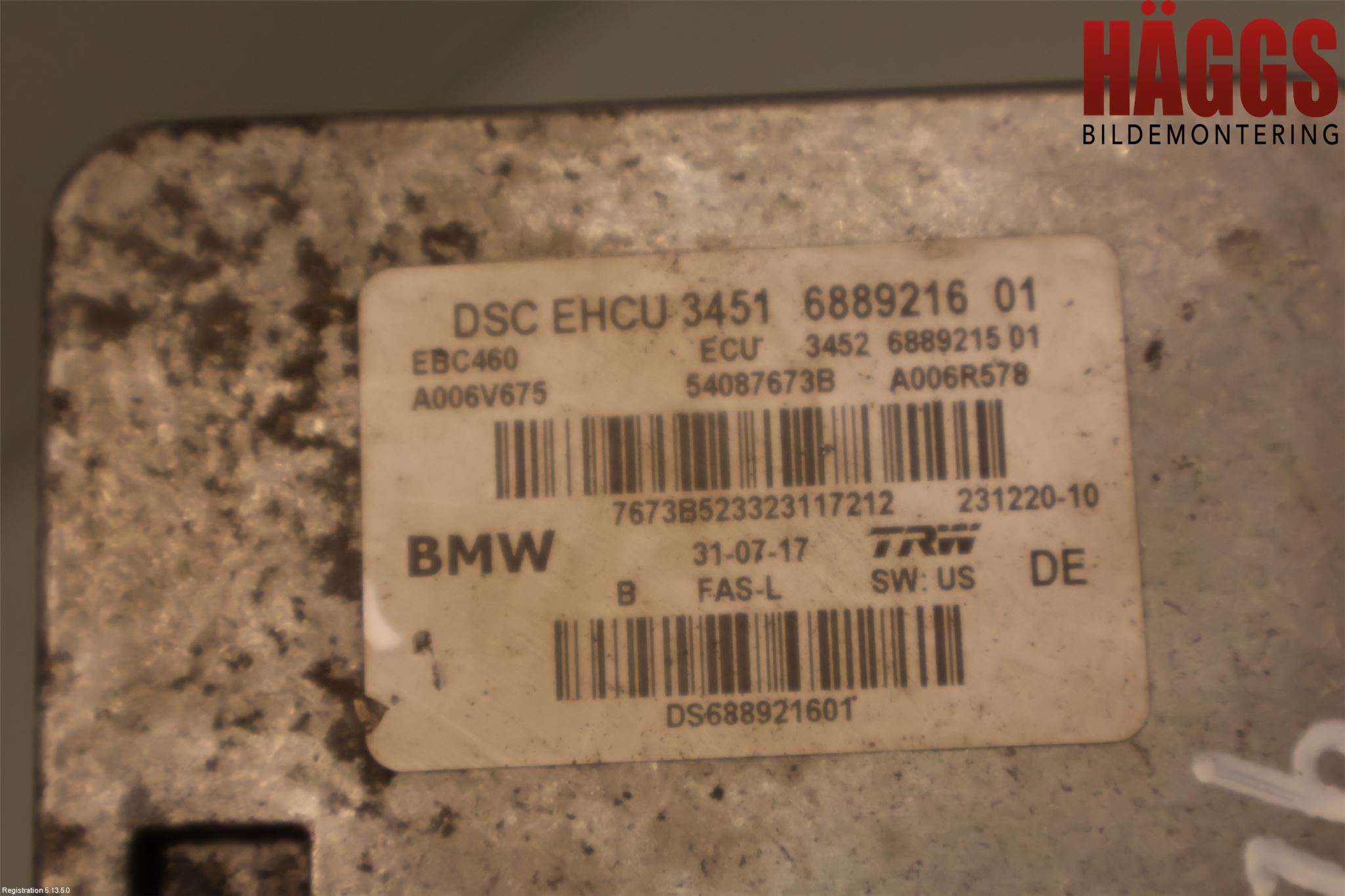 BMW 5 G30/G31/F90 17-23 Abs Hydraulaggregat