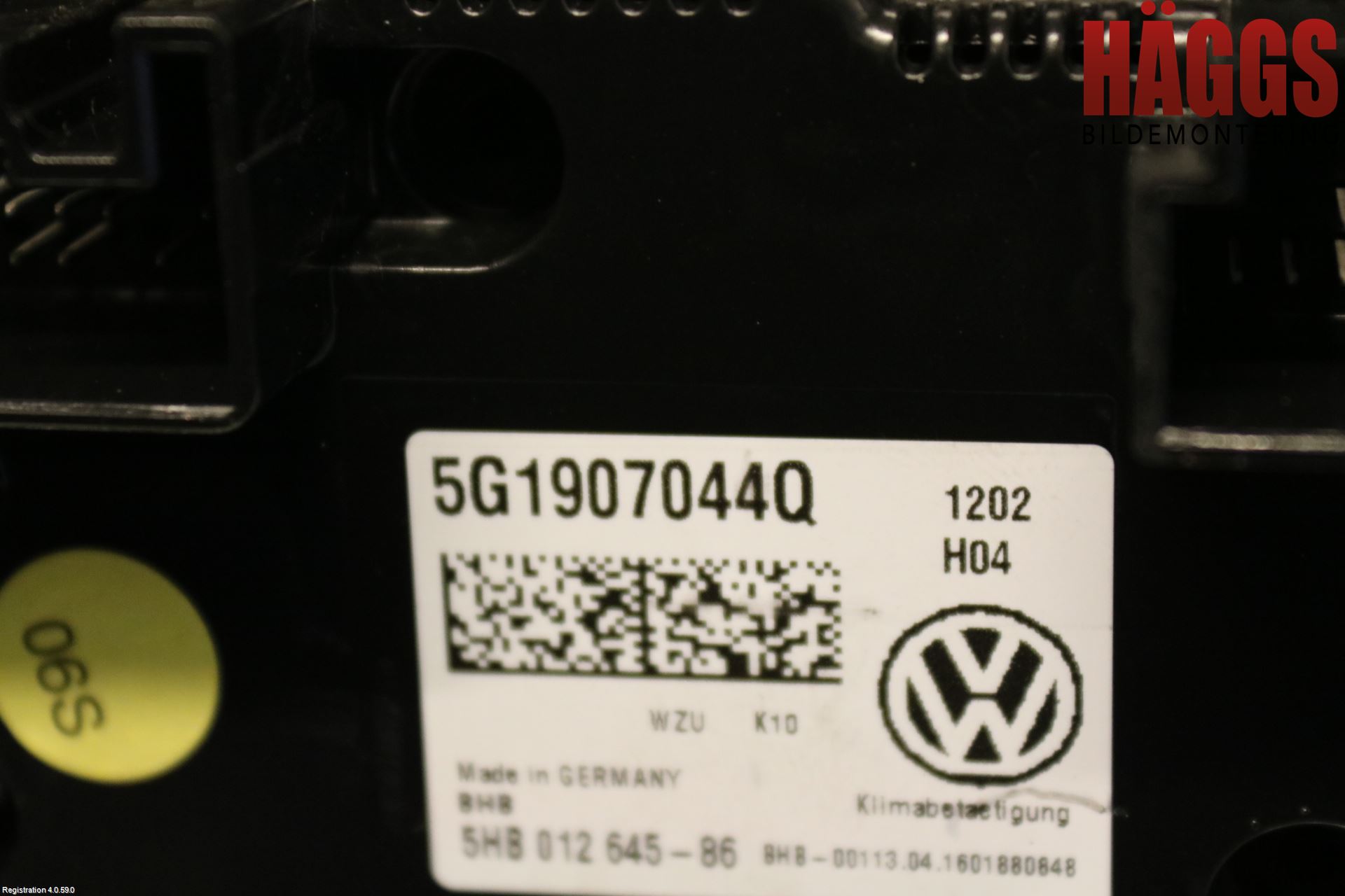 Volkswagen VW TOURAN 16- Ac Styrenhet Ac Manöveren