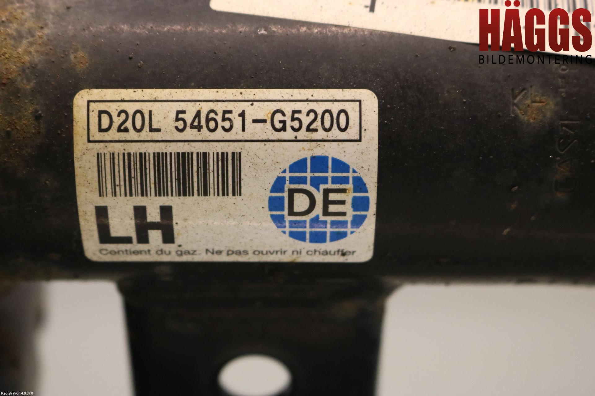 Kia NIRO (DE) 17-22 Fjäderben Fram Vänster