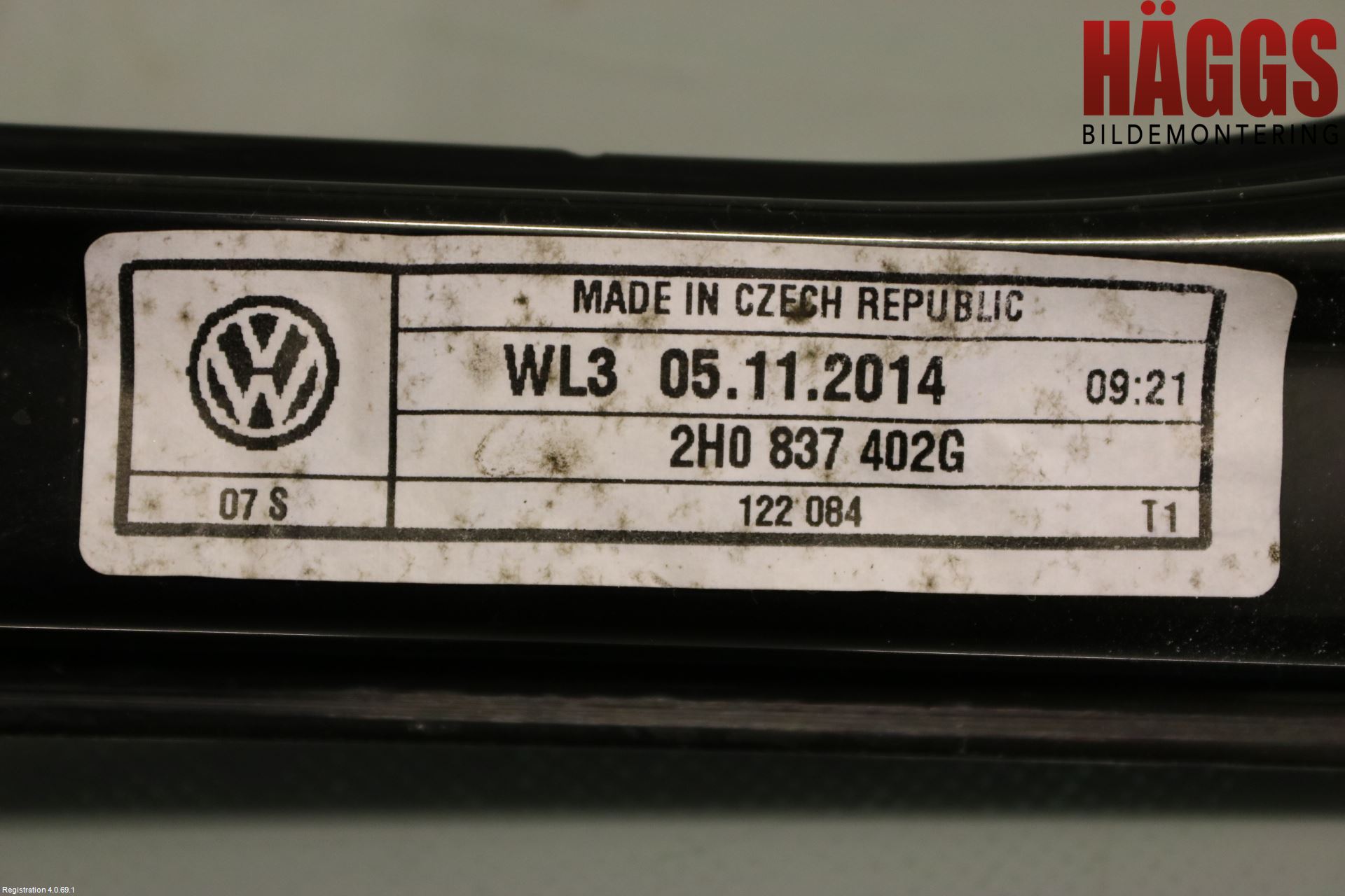 Volkswagen VW AMAROK 2H 10-22 Fönsterhissmekanism