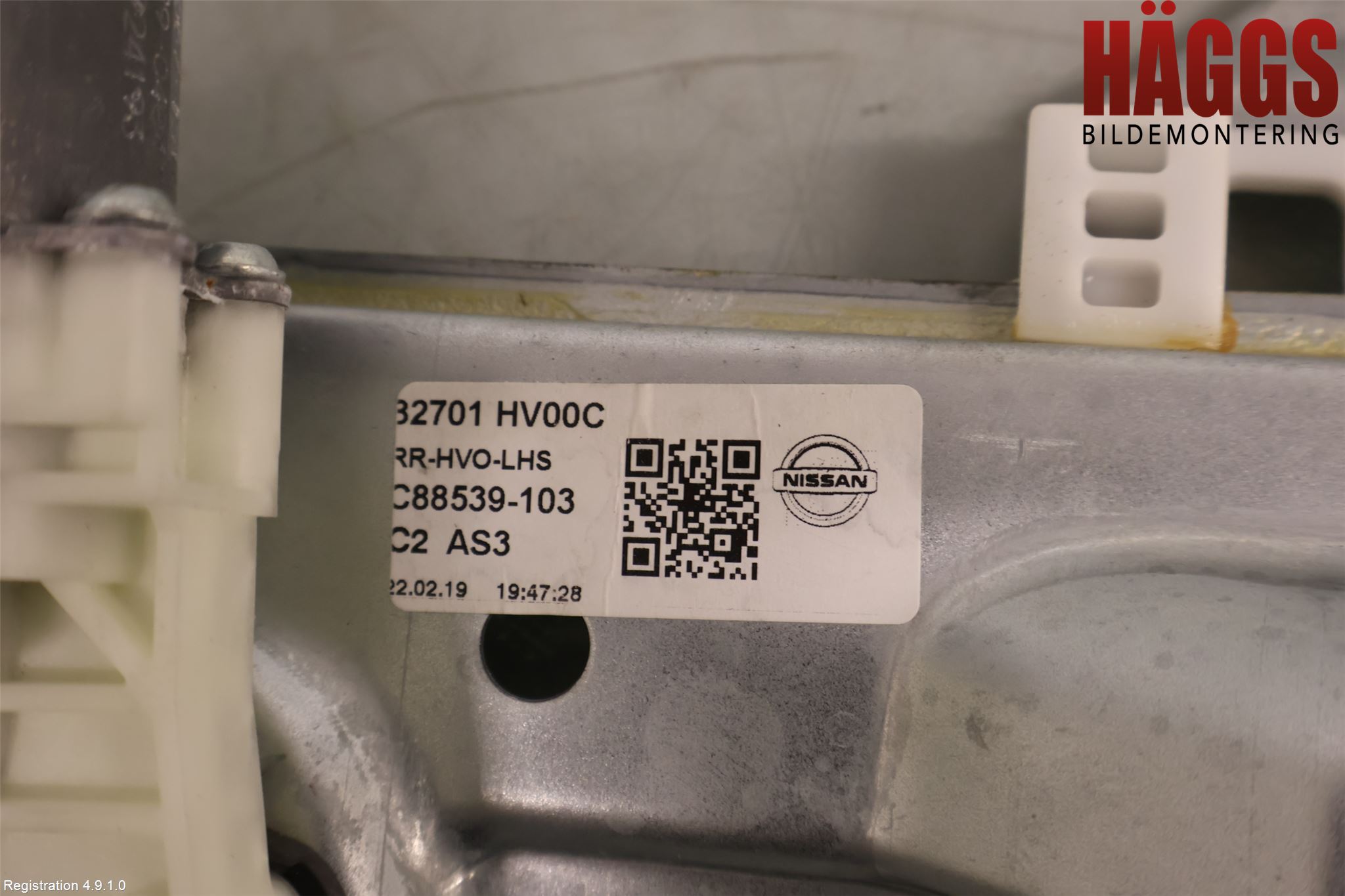 Nissan QASHQAI 17-21 Fönsterhiss El Kompl