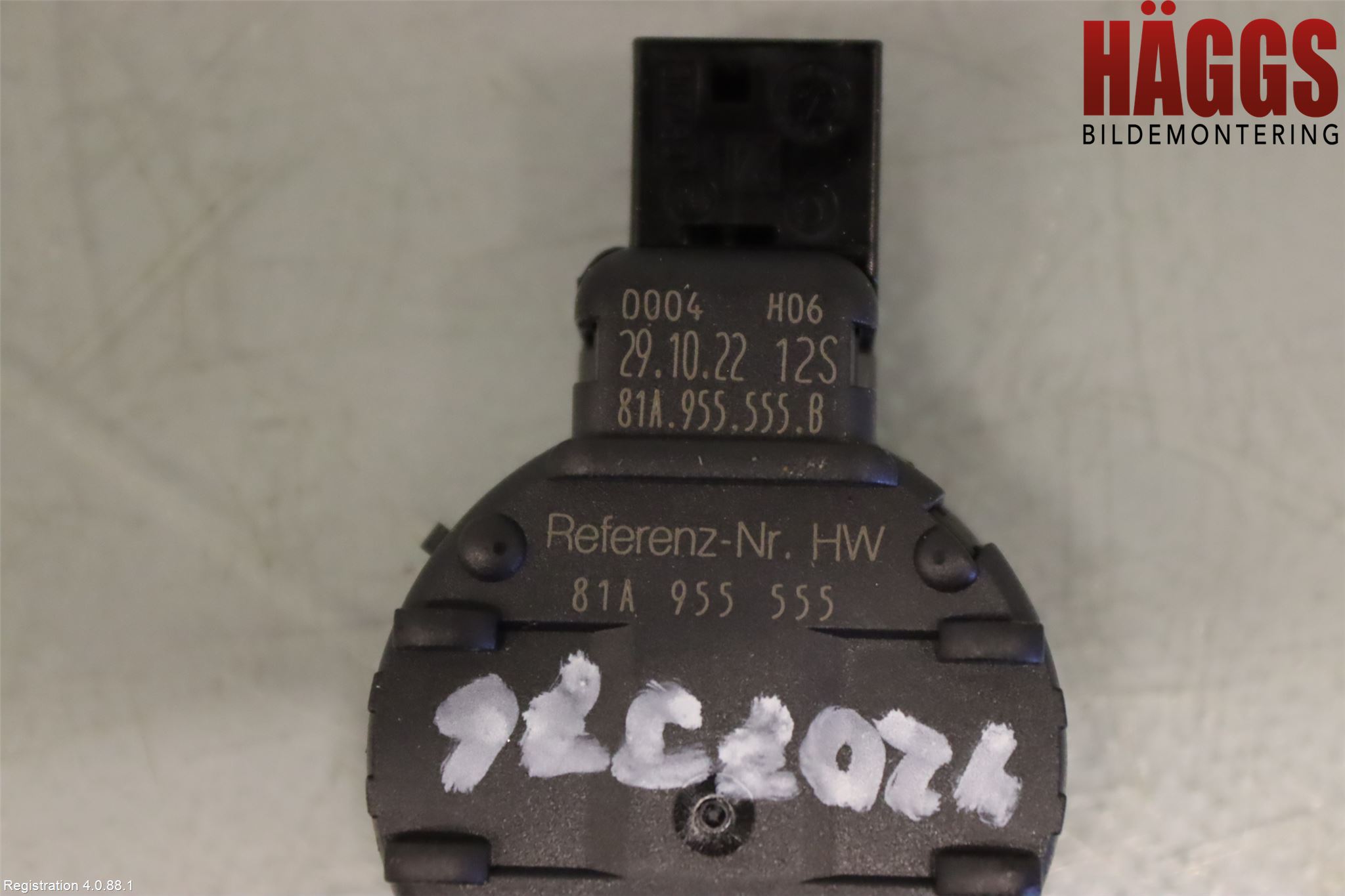 Audi A7 Sportback 4K 18- Regnsensor