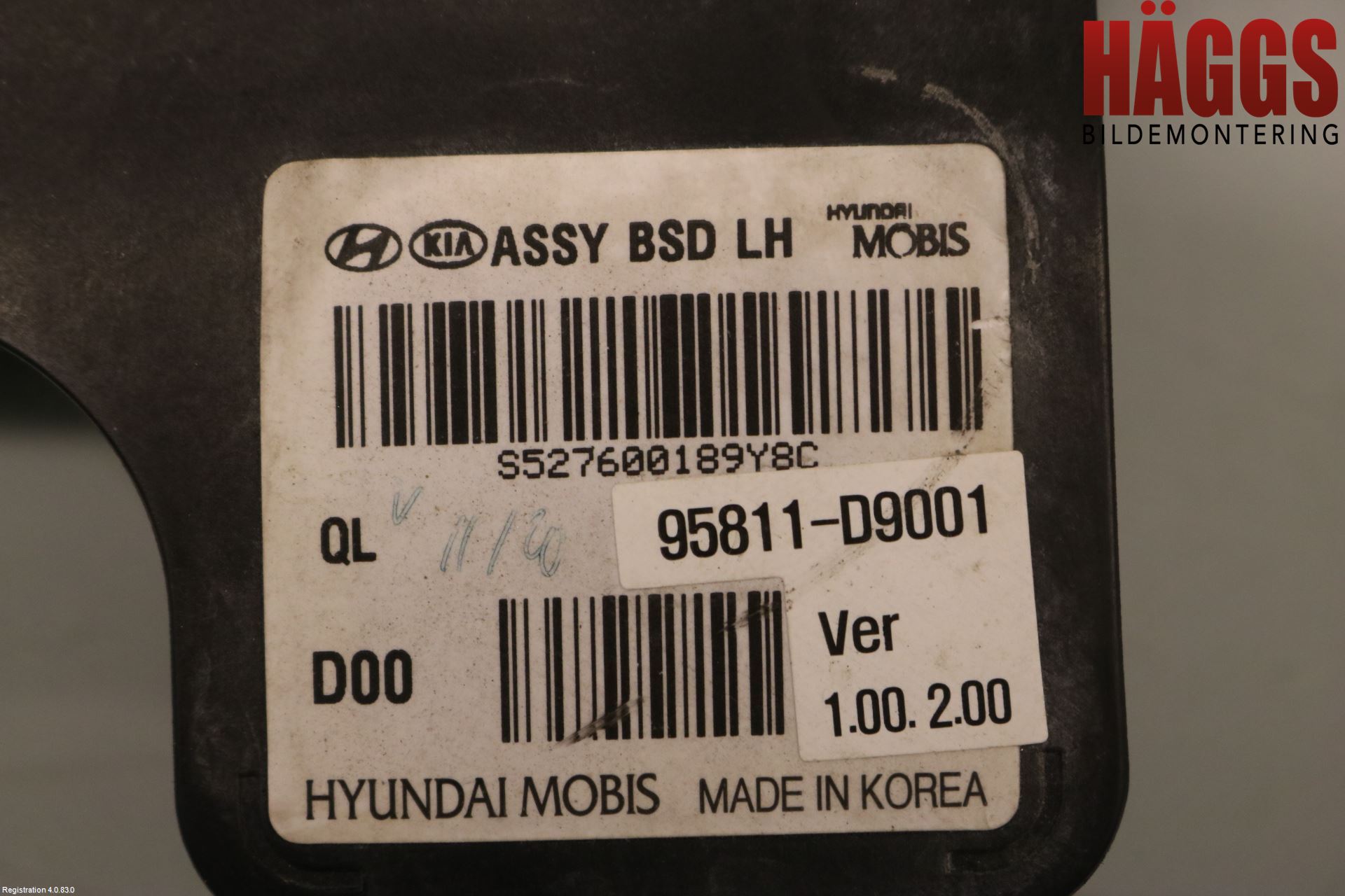Kia SPORTAGE (QL) 16-21 Sensor Aktivt Kollisionsskydd