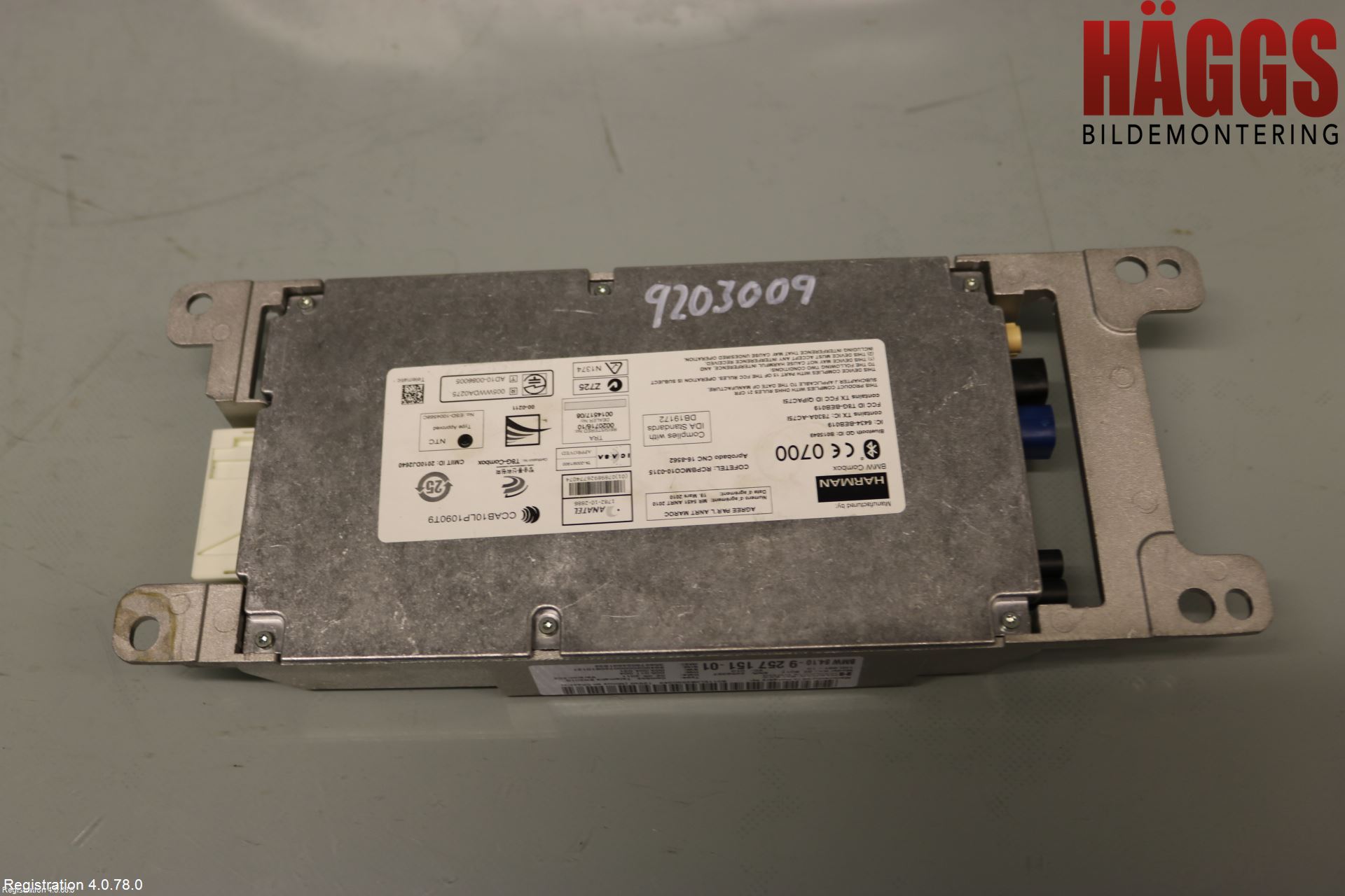 BMW 5 F10/F11/F18 09-17 Styrenhet Tal