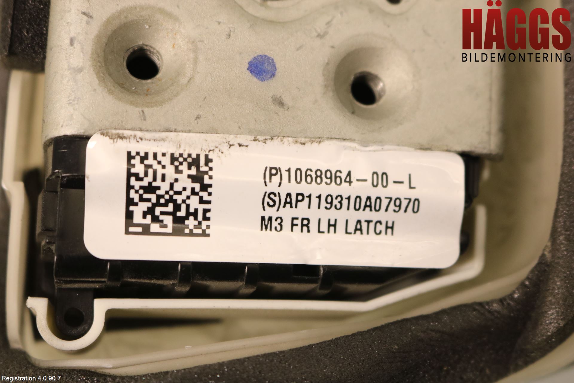 Tesla MODEL 3 17- Låskista-Dörrlås