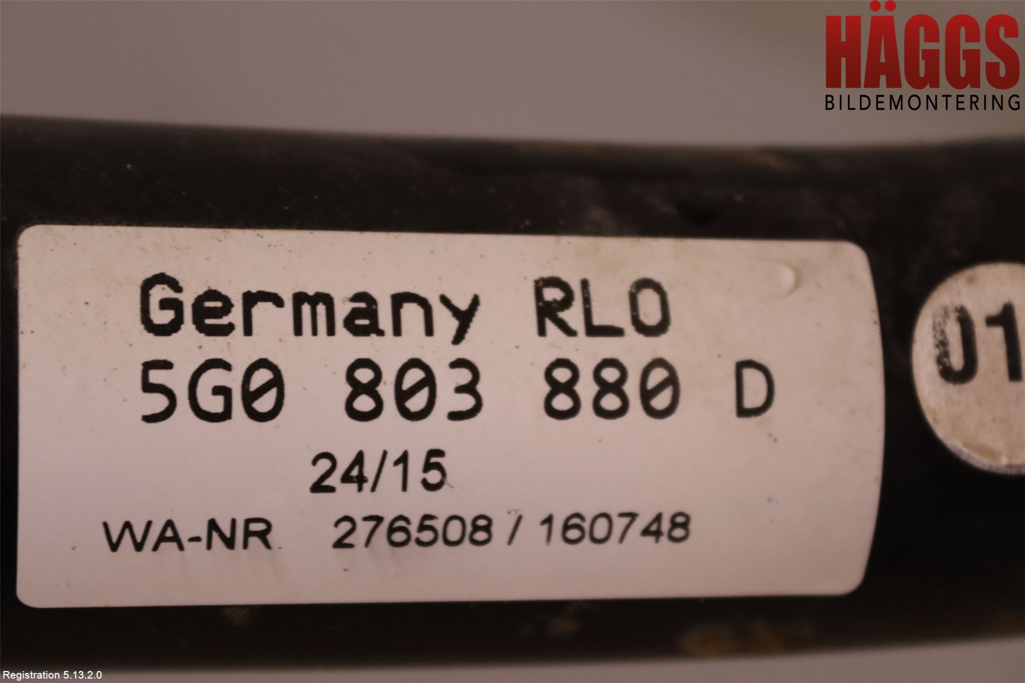 Volkswagen VW GOLF / E-GOLF VII 13-20 Dragkrok