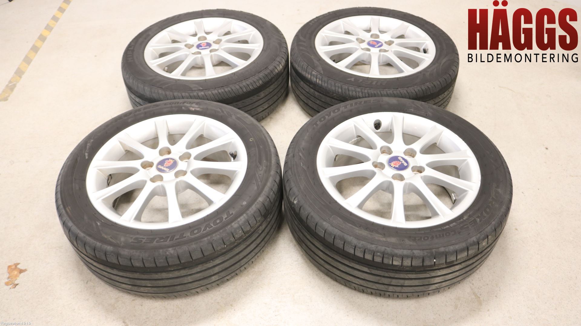 Saab 9-5     06-10 Sommardäck Alumfälg 4St
