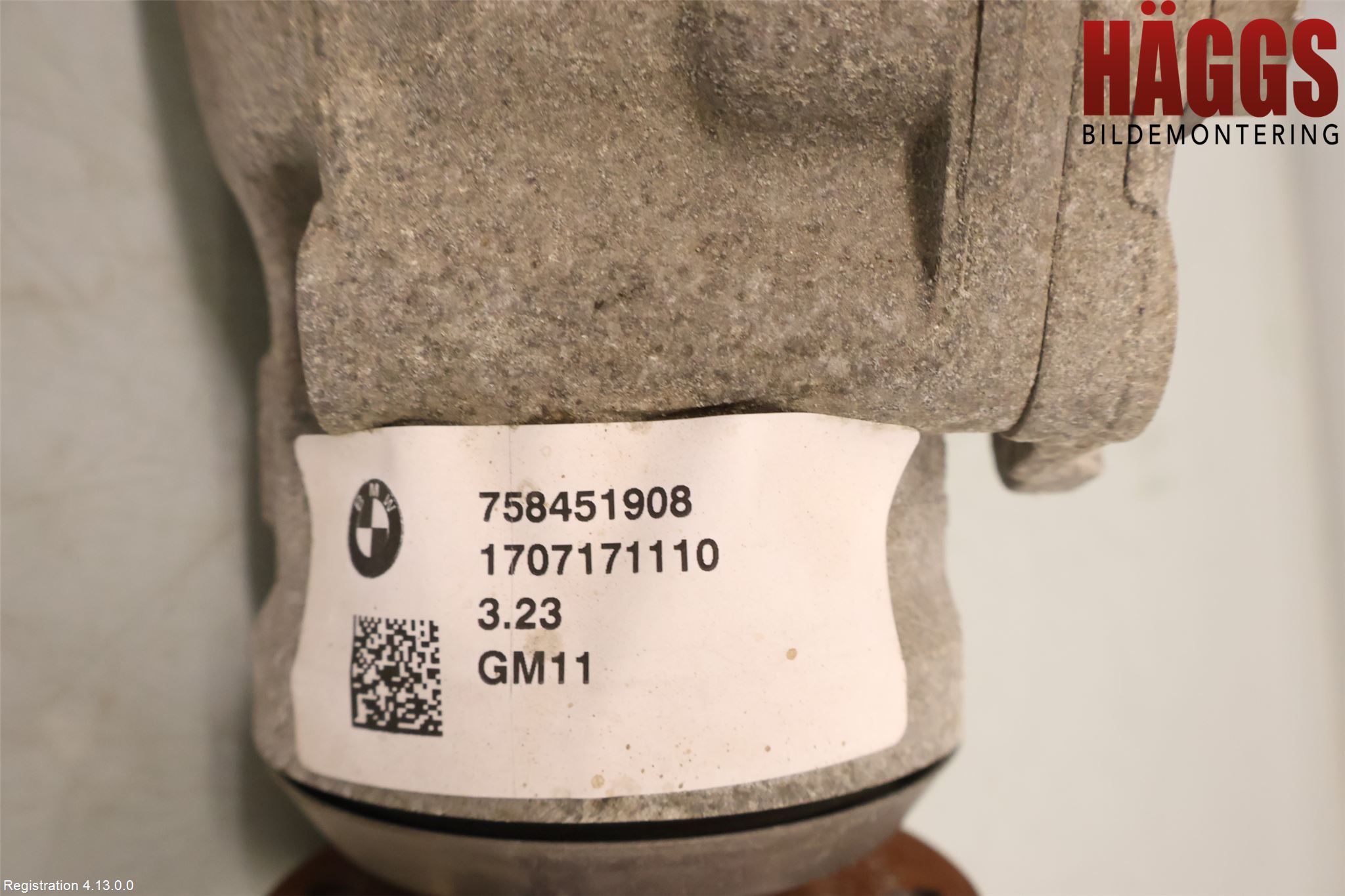 BMW 3 F30/F31/F80 12-19 Framvagn Diffrential