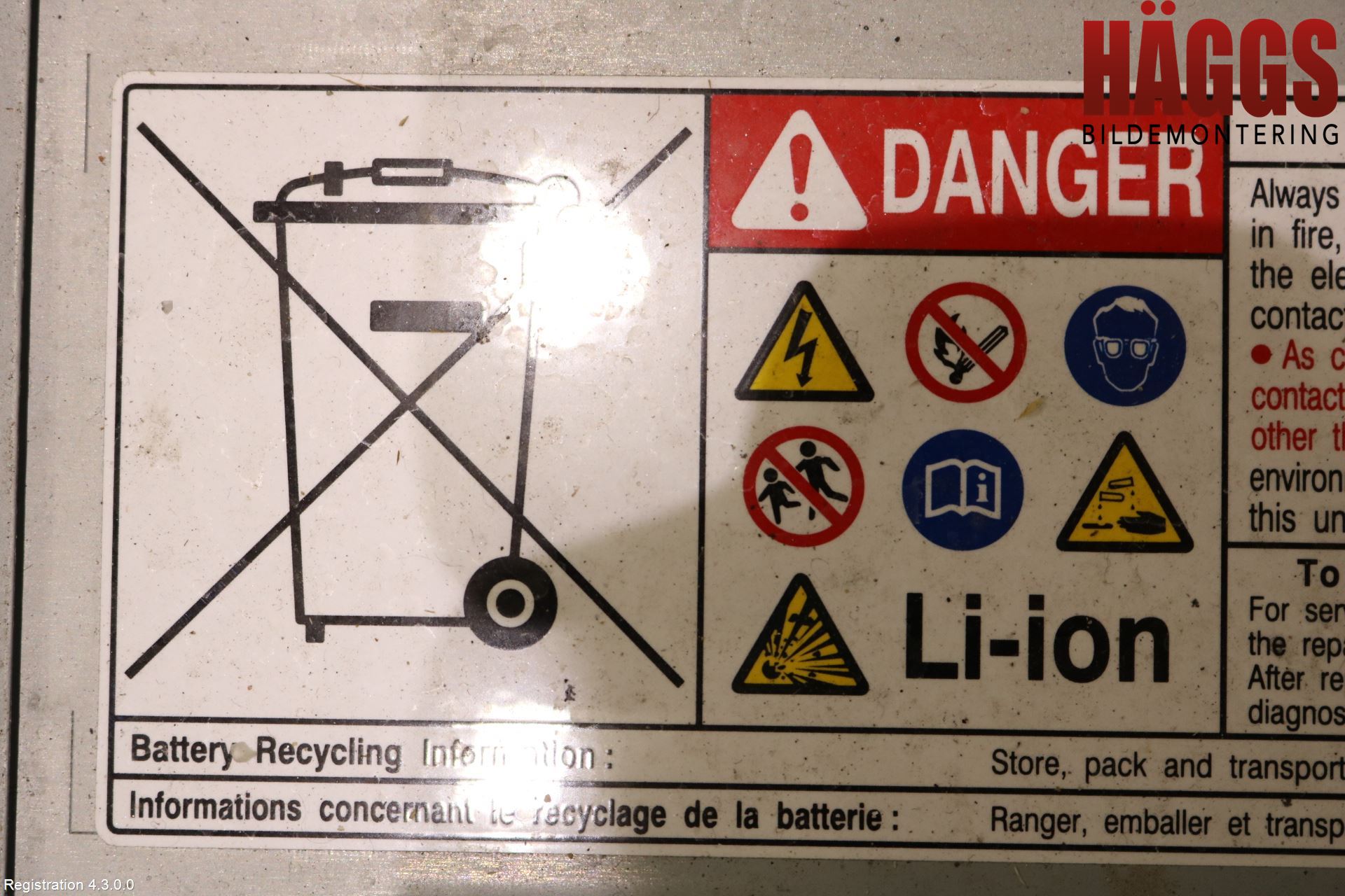 Toyota COROLLA 19- Batteri Högspänning