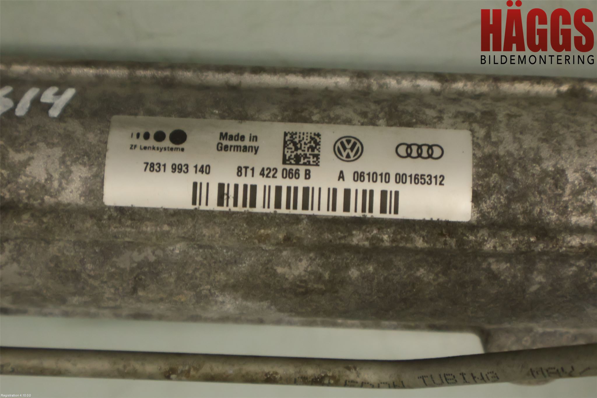 Audi A4/S4 08-11 Styrväxel Servo -Snäcka