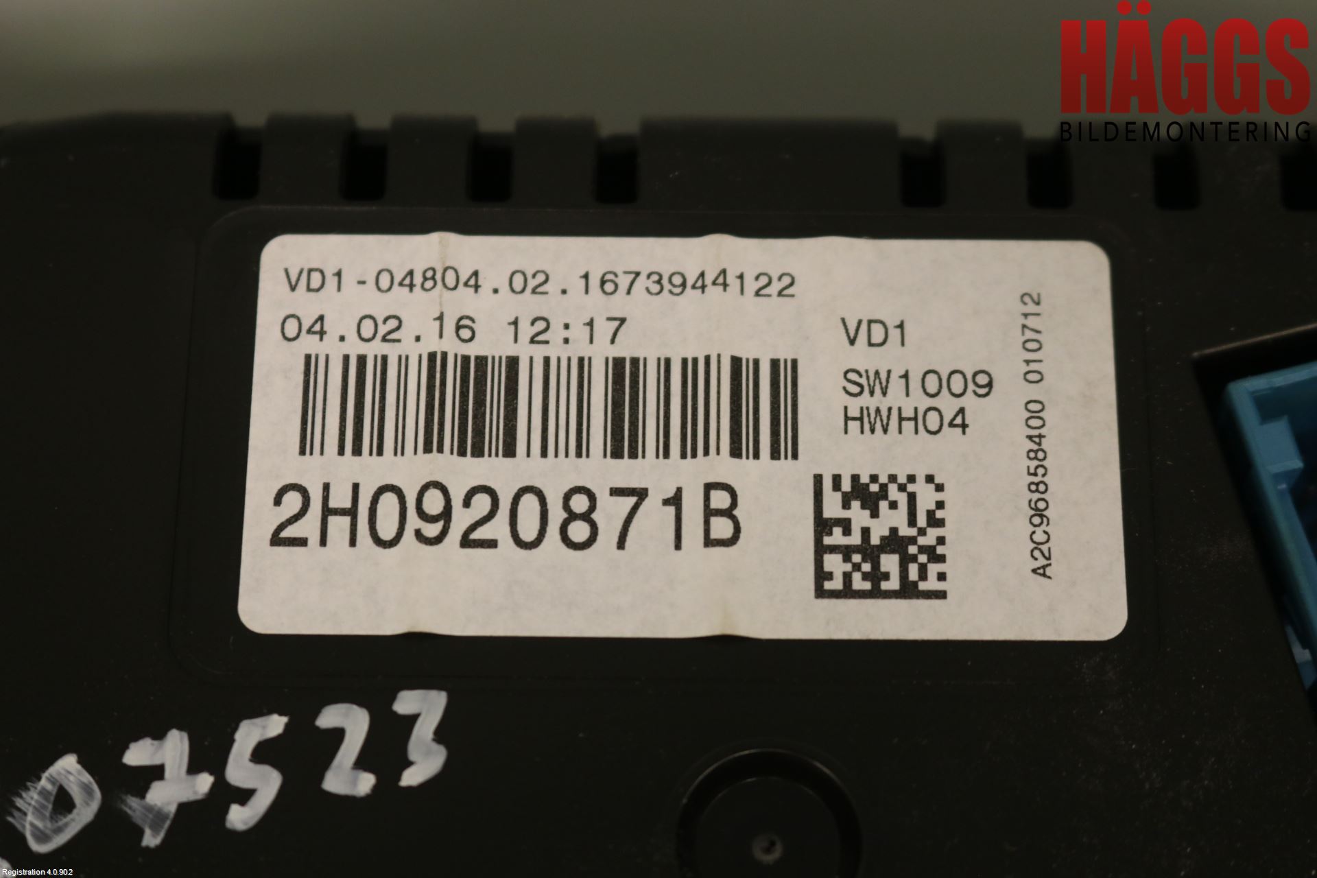 Volkswagen VW AMAROK 2H 10-22 Instrument Komb