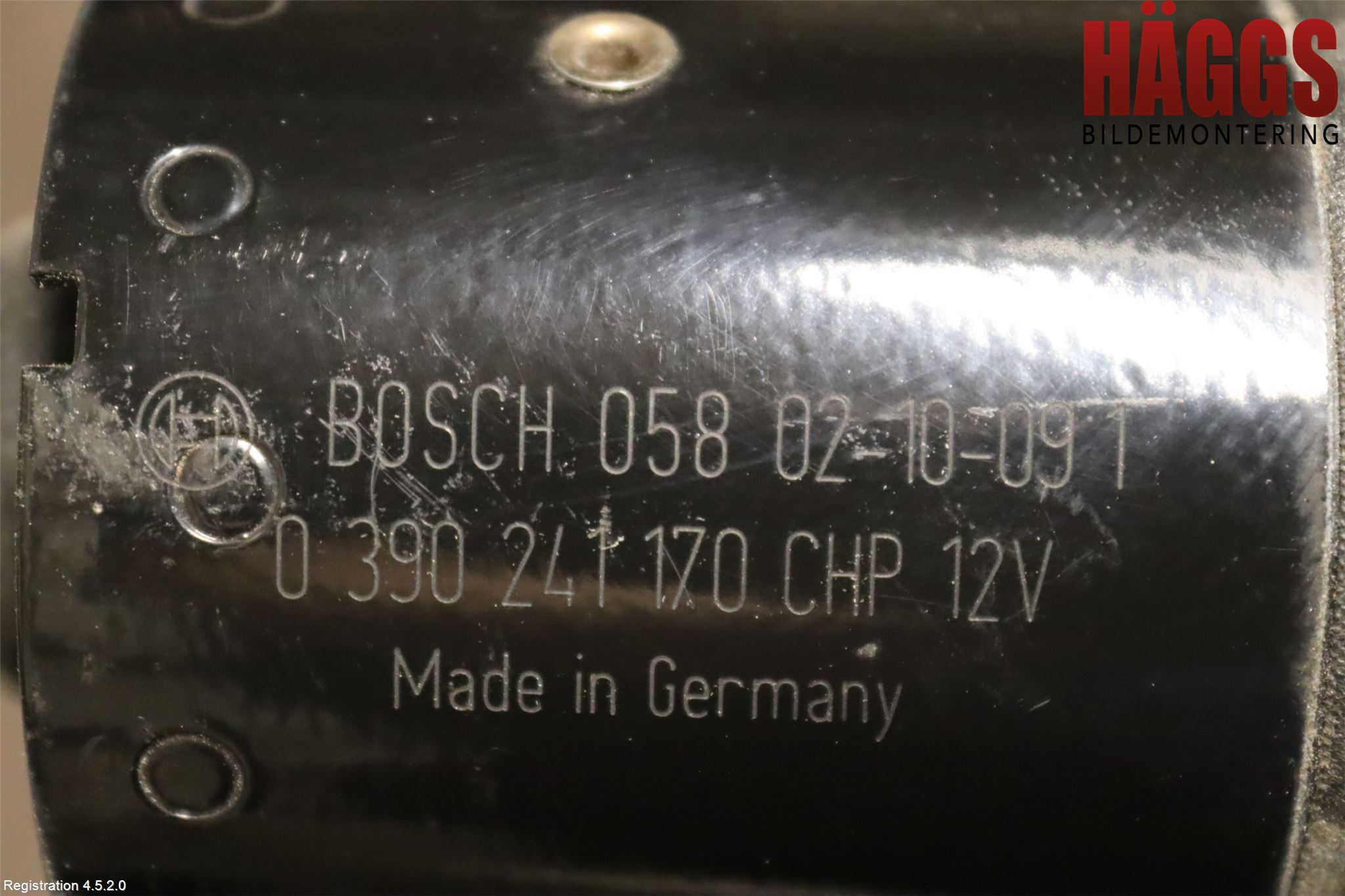 Volvo S40/V40    96-04 Torkarmotor Vindruta
