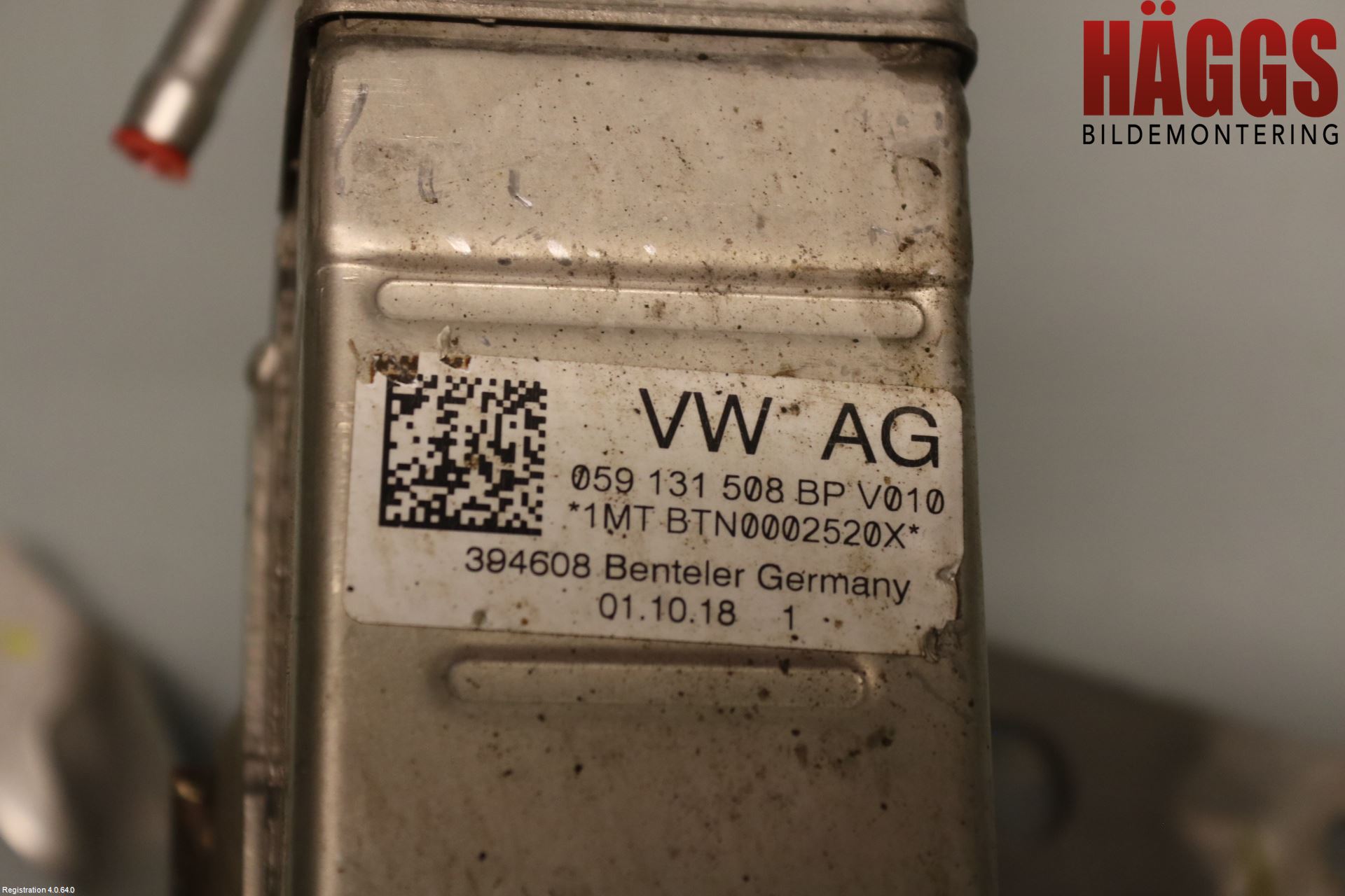 Volkswagen VW TOUAREG CR 18- Avgaskylare