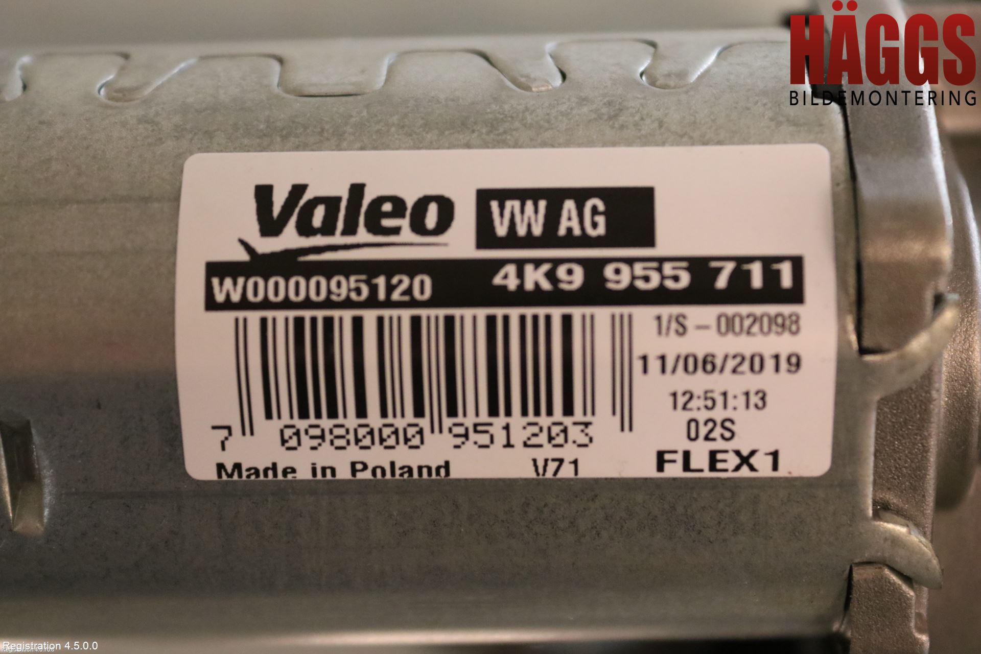 Audi A6 F2/C8 19- Torkarmotor Baklucka