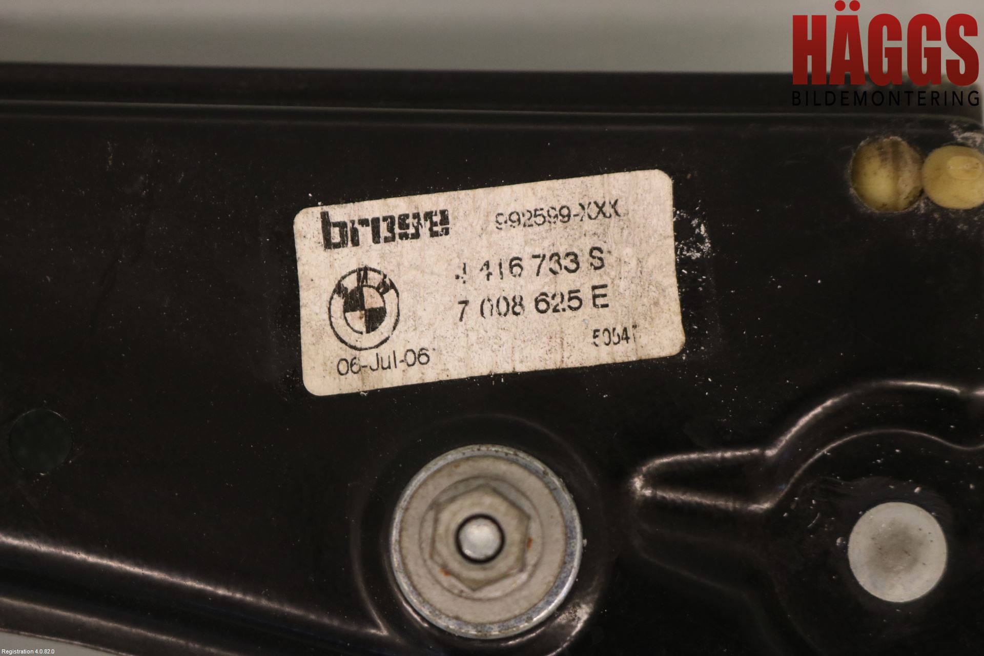 BMW 6 E63/64    02-10 Fönsterhissmekanism