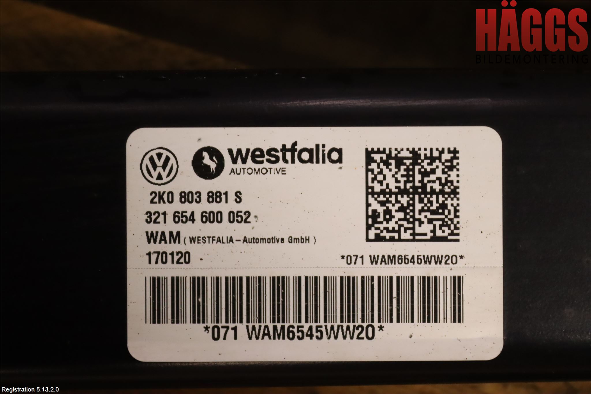 Volkswagen VW CADDY 16-20 Dragkrok