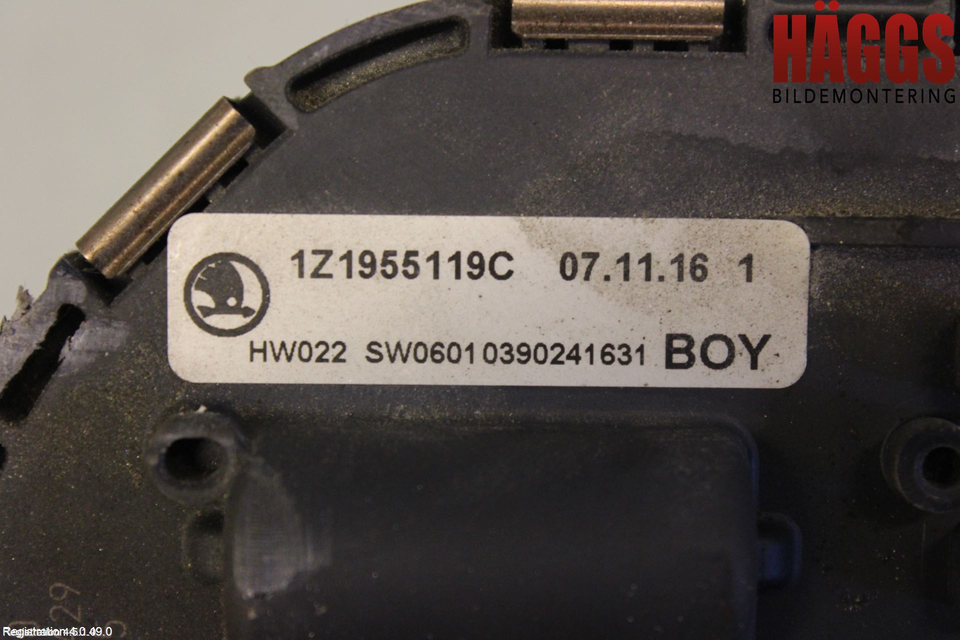 Skoda OCTAVIA (1Z) 05-13 Torkarmotor Vindruta