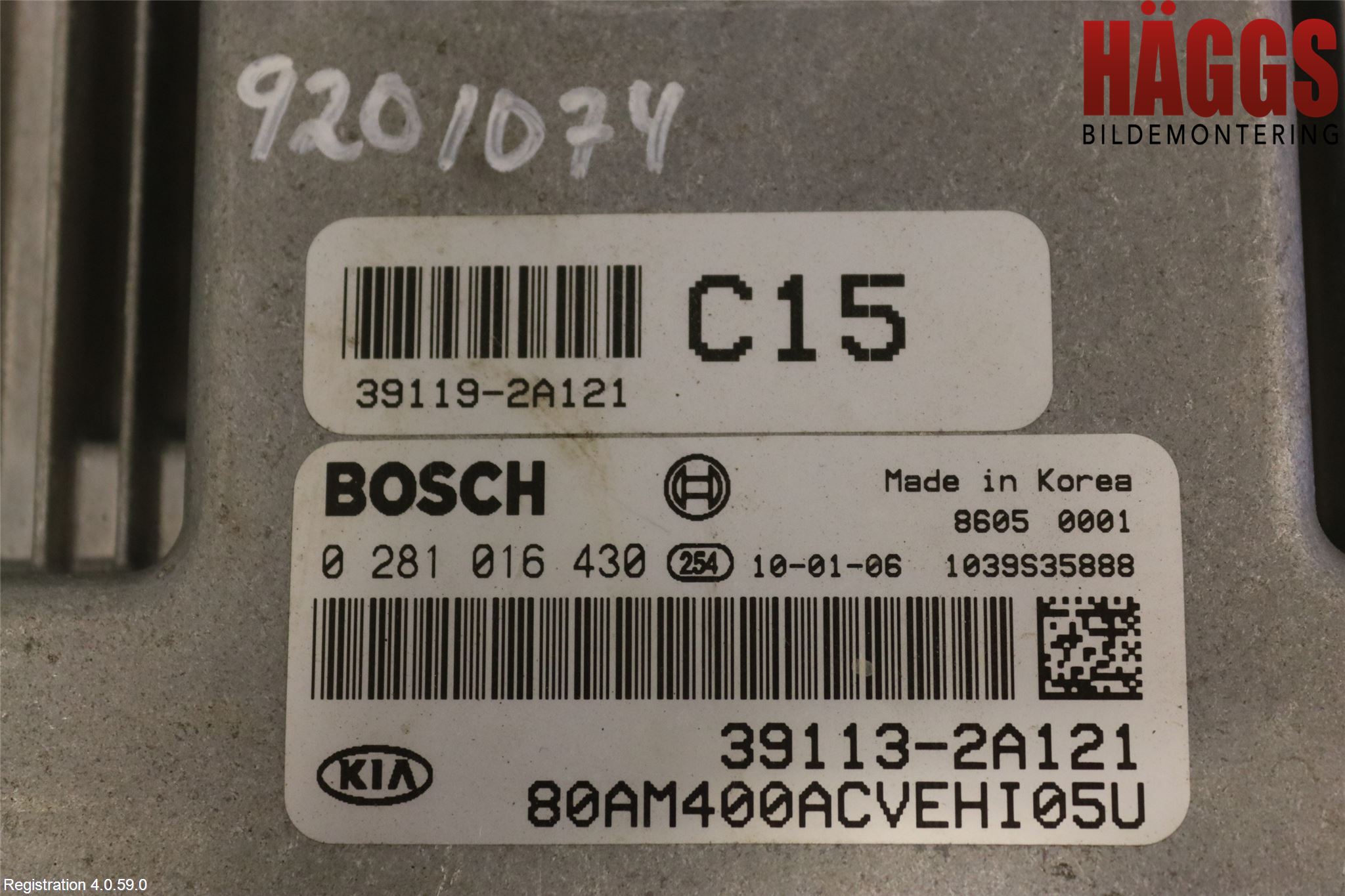 Kia SOUL 09- Styrenhet Insprut Bensin