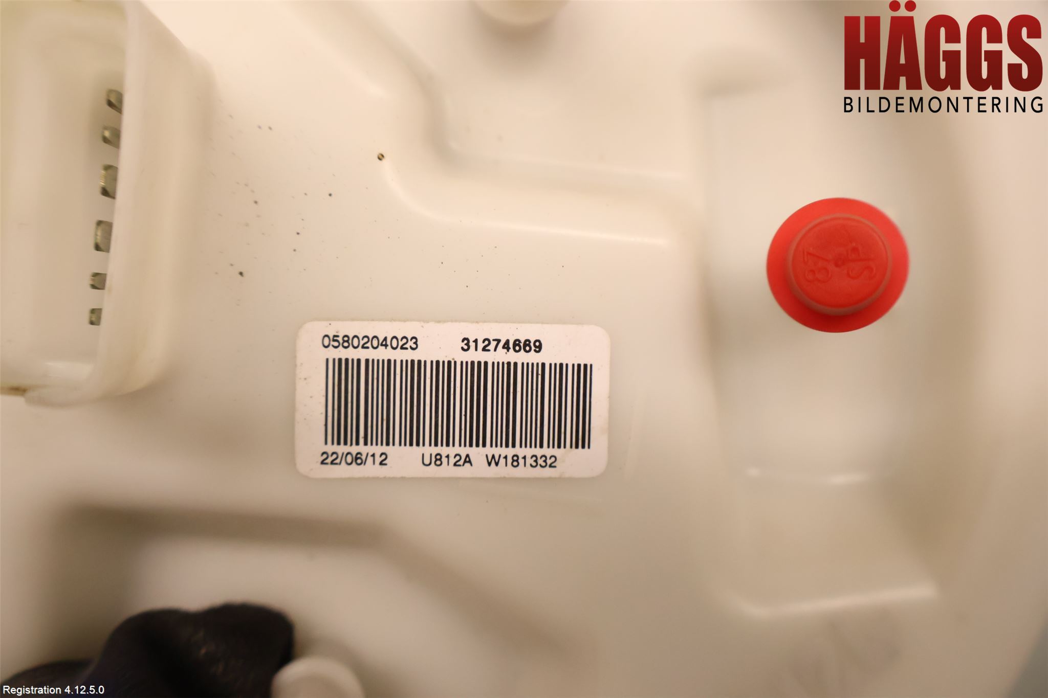 Volvo XC60 09-13 Bränslepump El