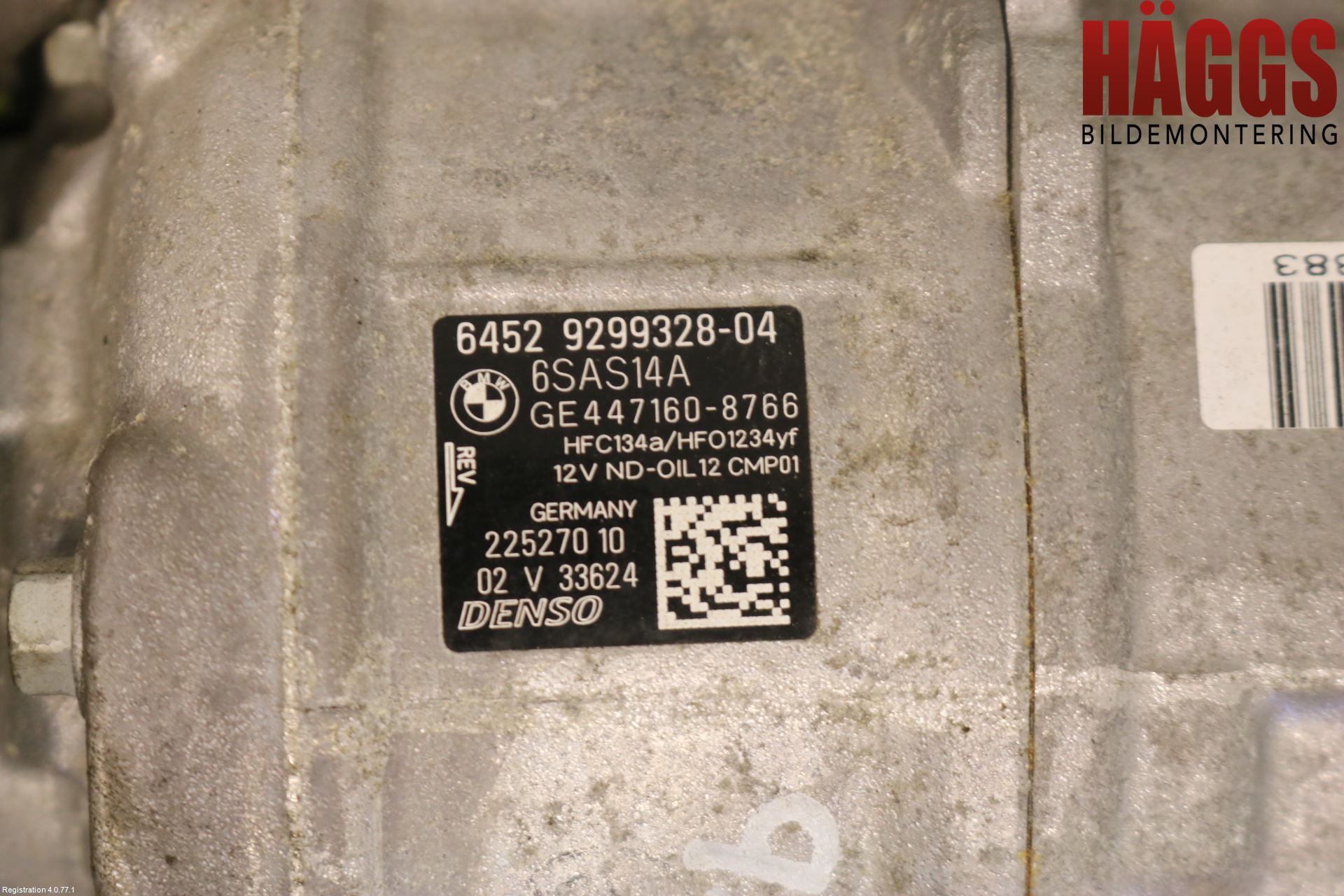 BMW 1 F20/F21 11-19 Ac Kompressor