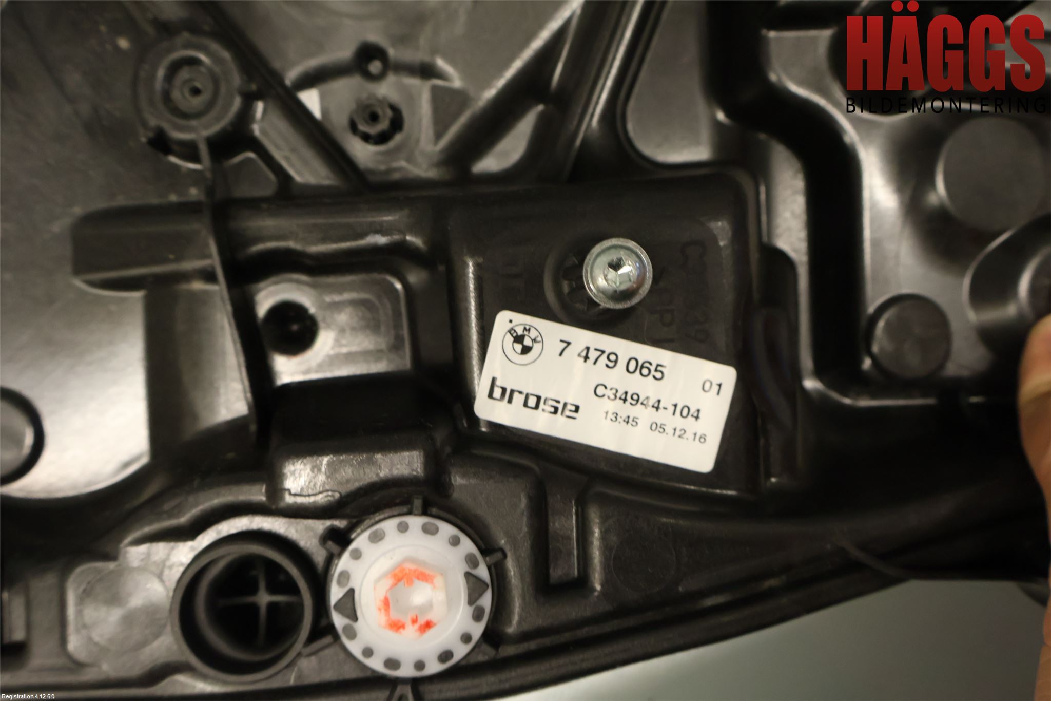BMW 7 G11/G12 15-22 Fönsterhissmekanism