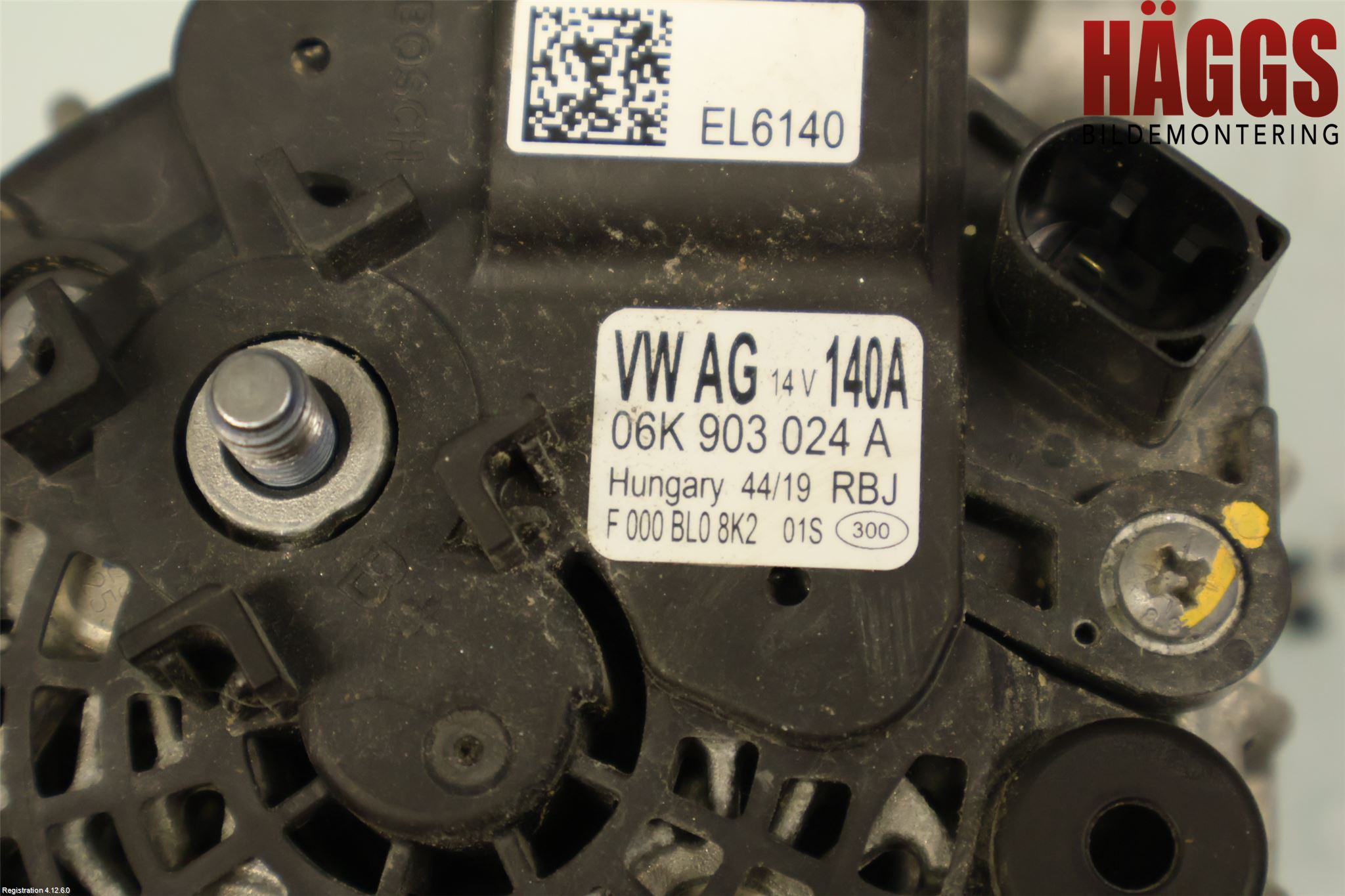 Volkswagen VW TIGUAN 16-24 Generator