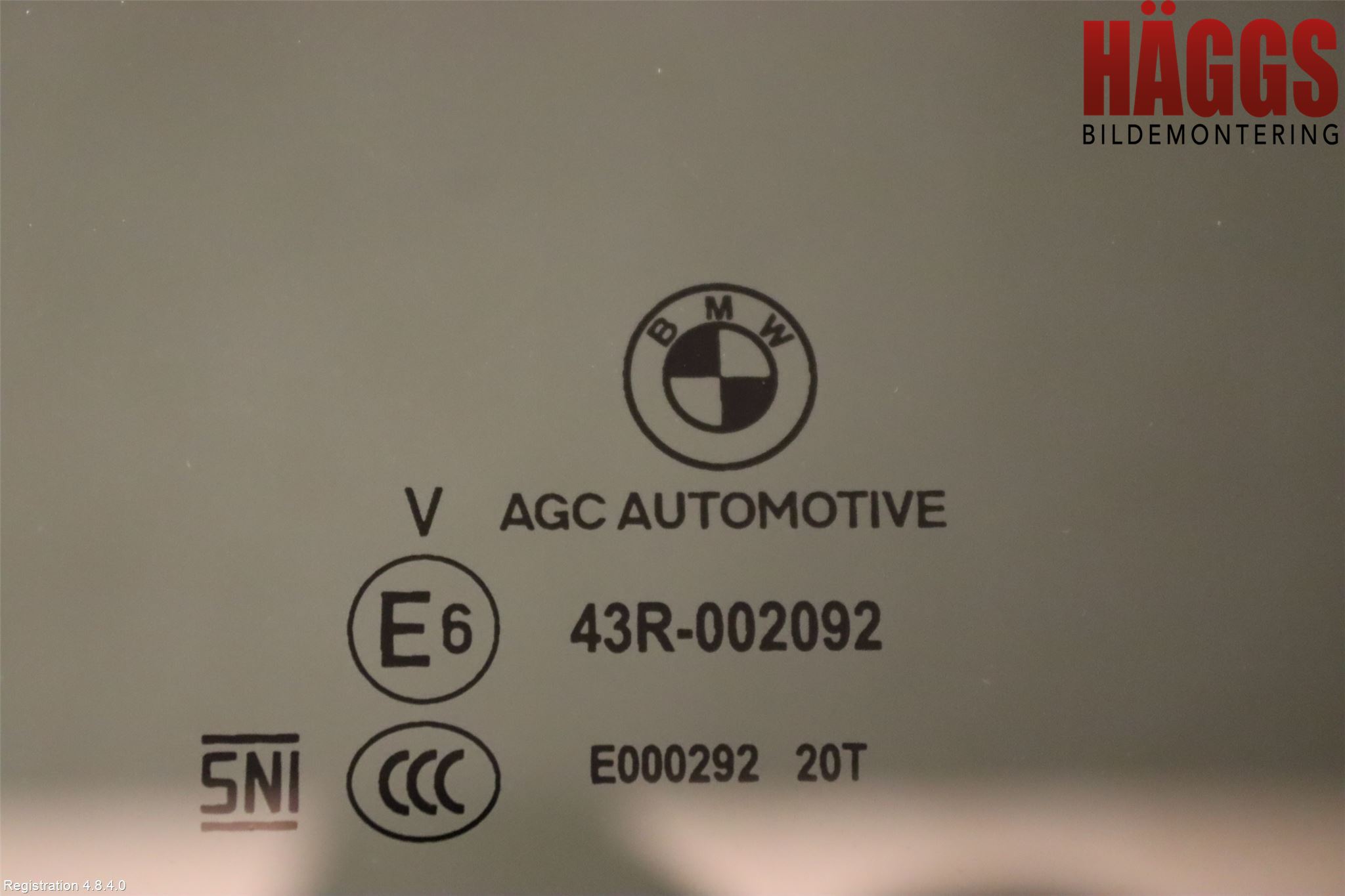 BMW 5/i5 G60/G61 24- Dörruta Bak Vänster