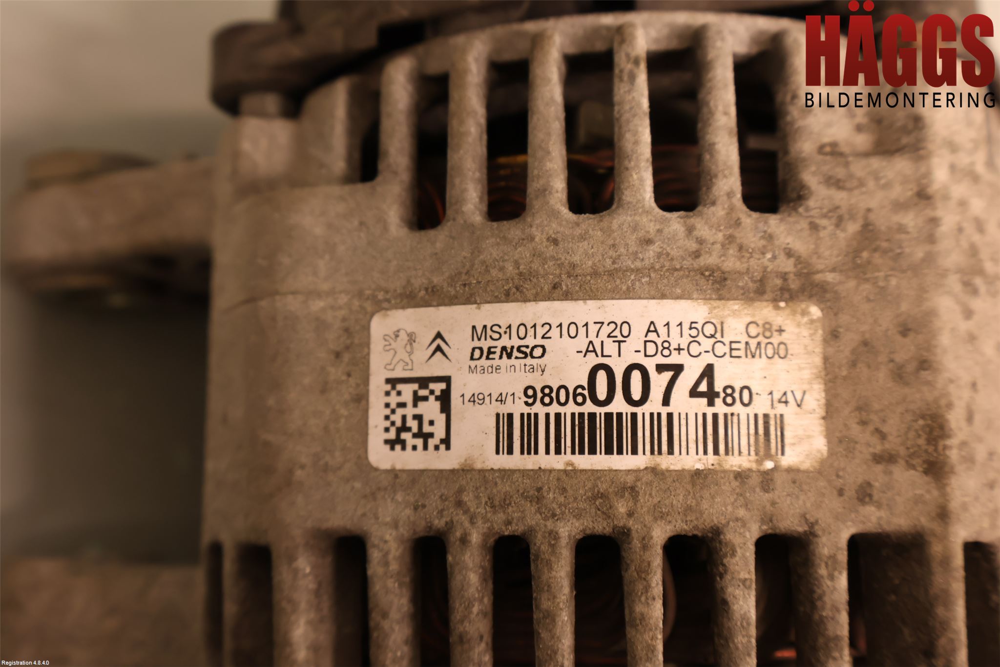 Peugeot 208 12-15 Generator