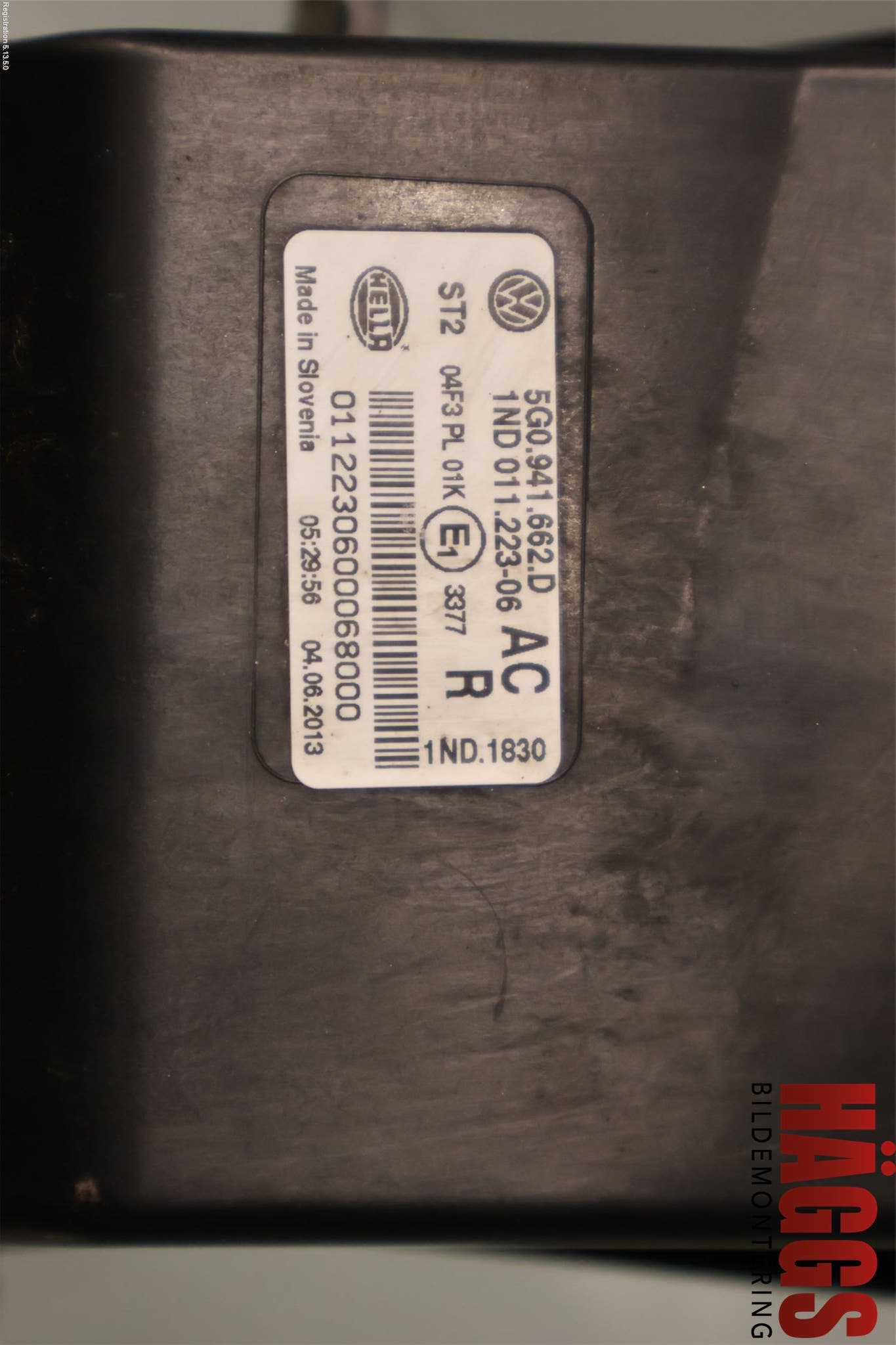 Volkswagen VW GOLF / E-GOLF VII 13-20 Dimljus-Varselljus Fram