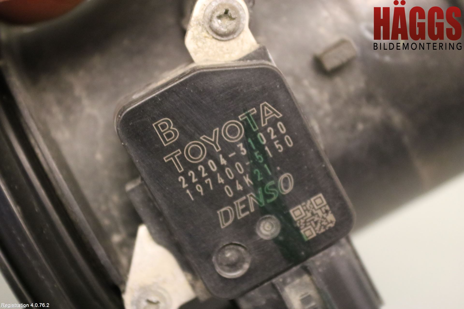 Toyota COROLLA 08-12 Injluftmassamätare