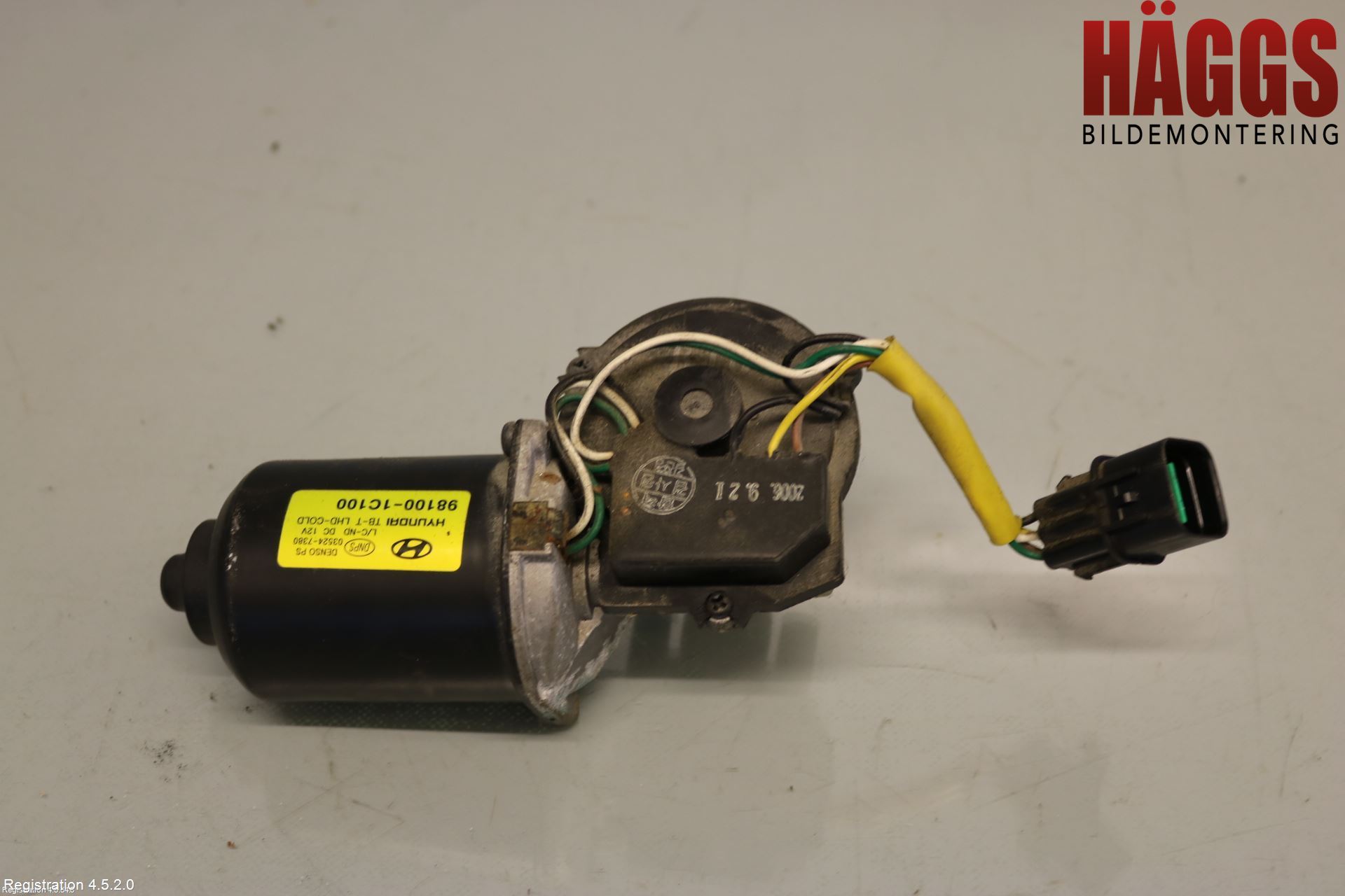 Hyundai GETZ Torkarmotor Vindruta