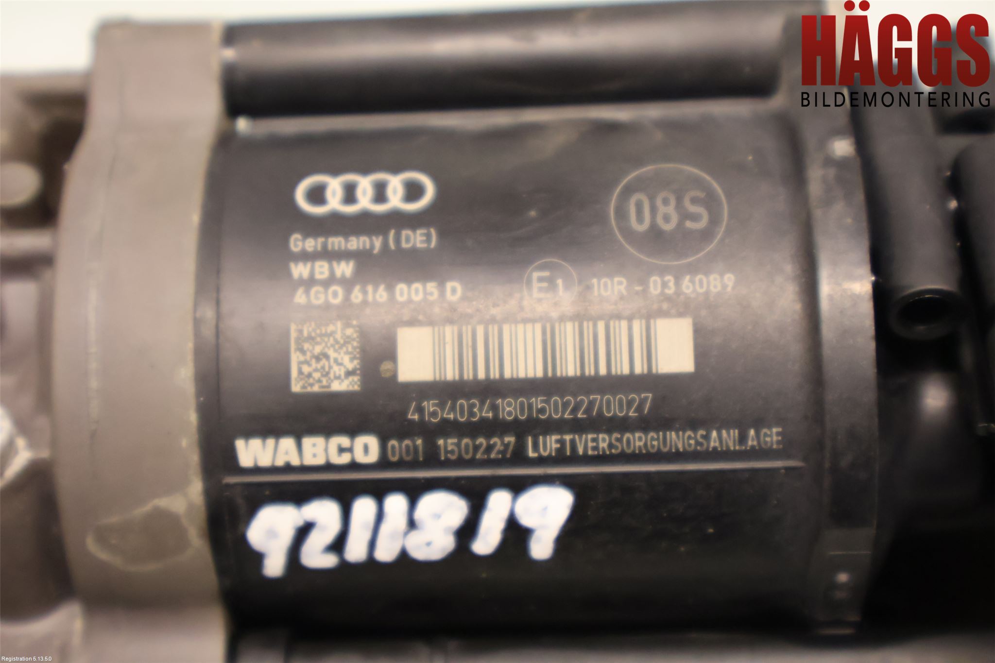 Audi A6 ALLROAD 12-18 Kompressor Stöt-Fjädring