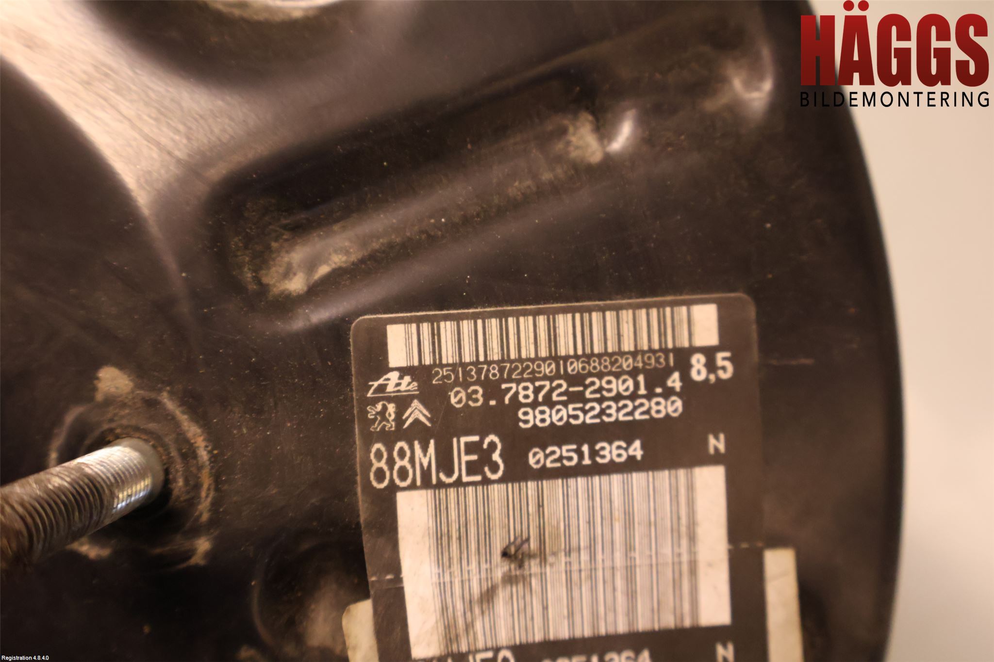 Peugeot EXPERT/E-EXPERT 17- Bromsservo