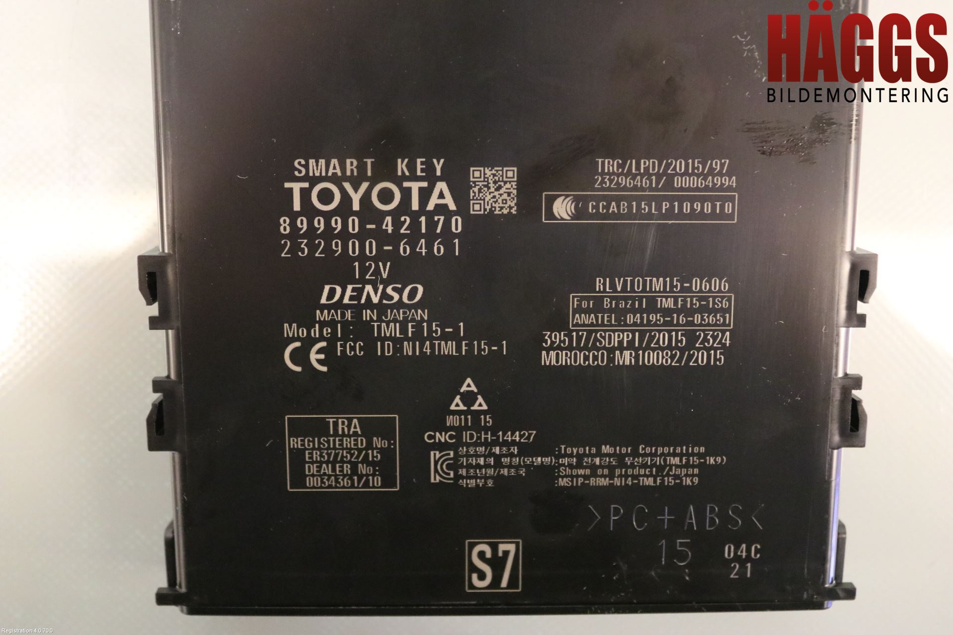 Toyota RAV4 19- Styrenhet Nyckellöst System