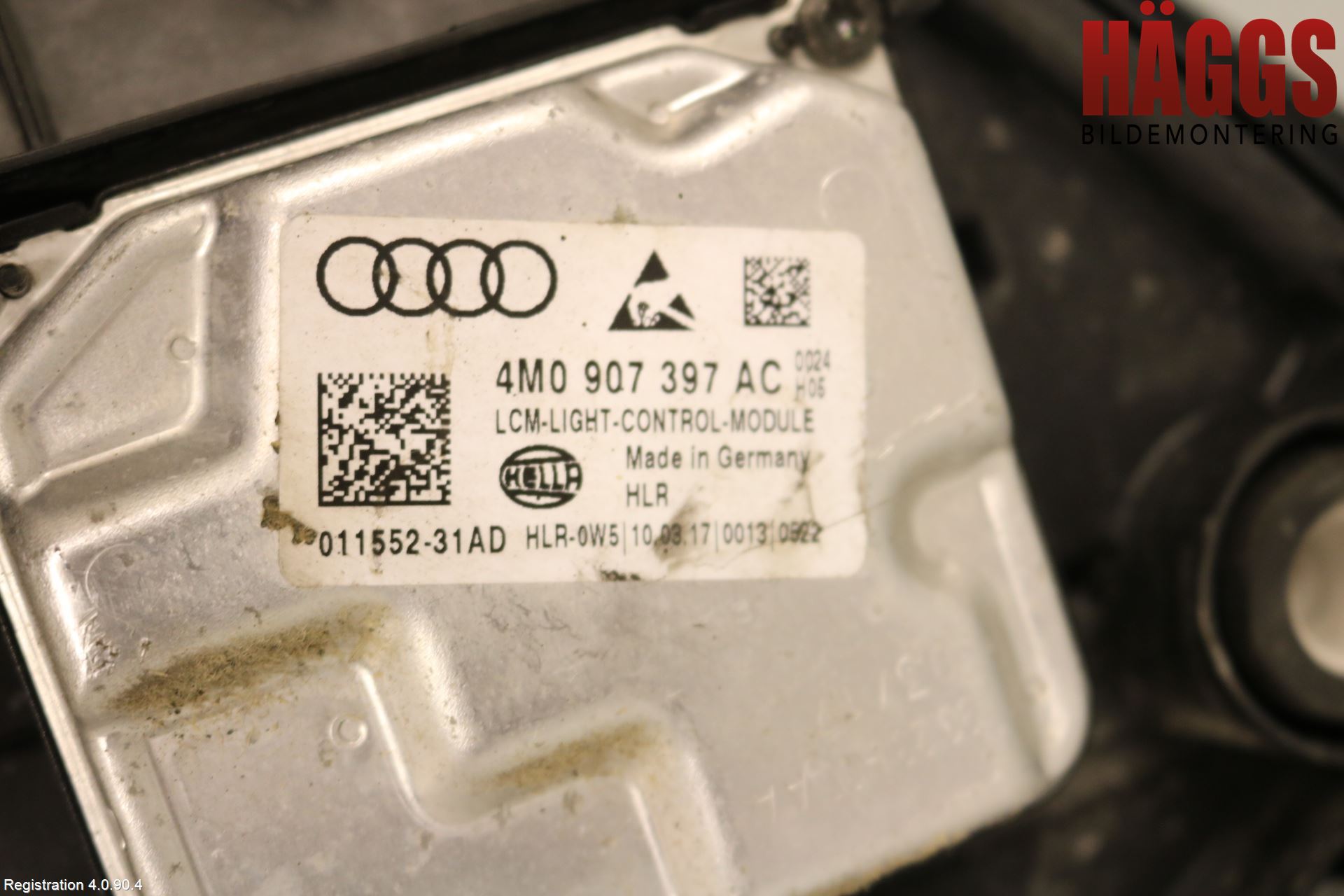 Audi A4 ALLROAD 17- Styrenhet Strålkastare