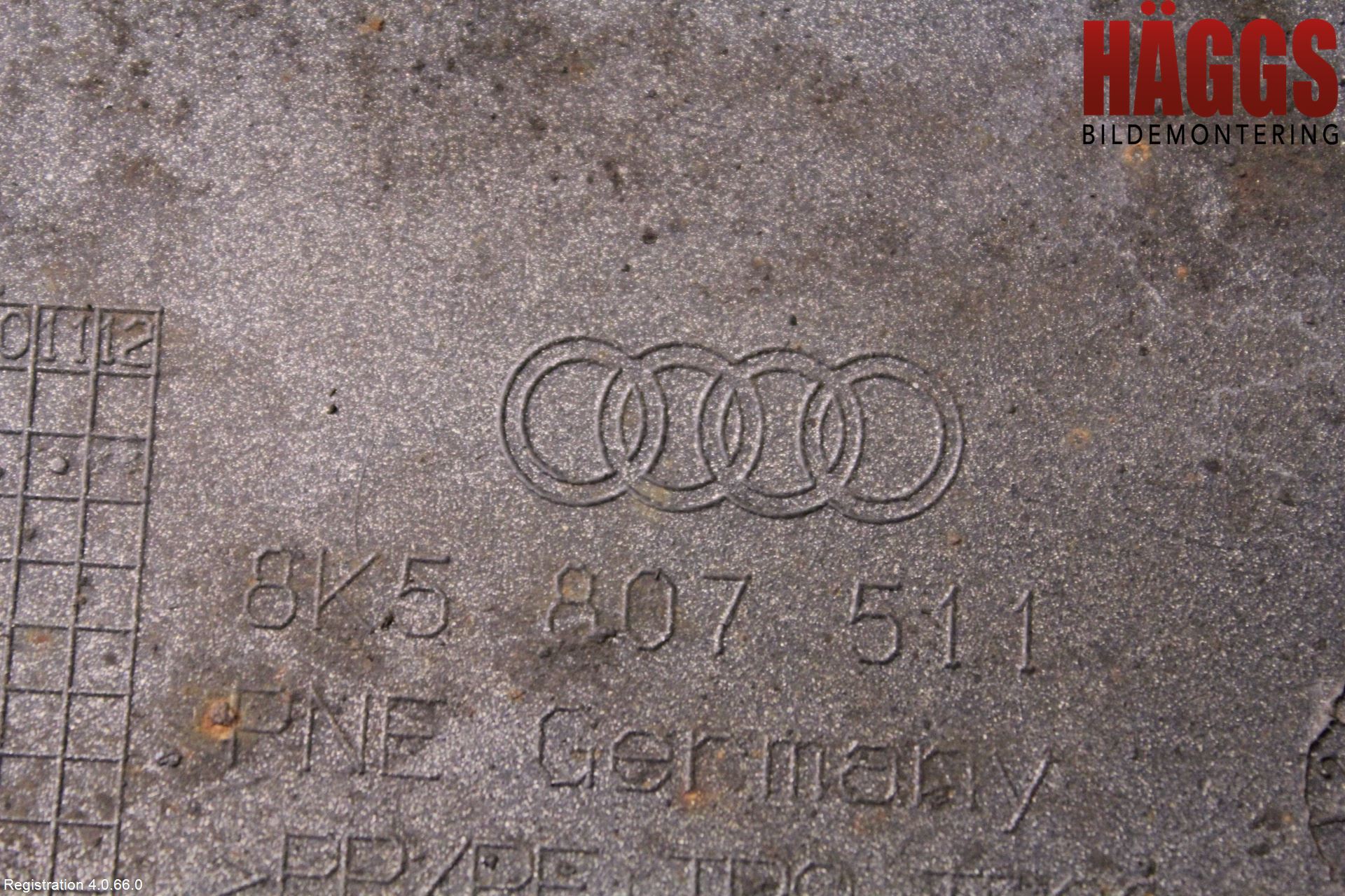 Audi A4/S4 08-11 Stötfångarbeklädnad Bak