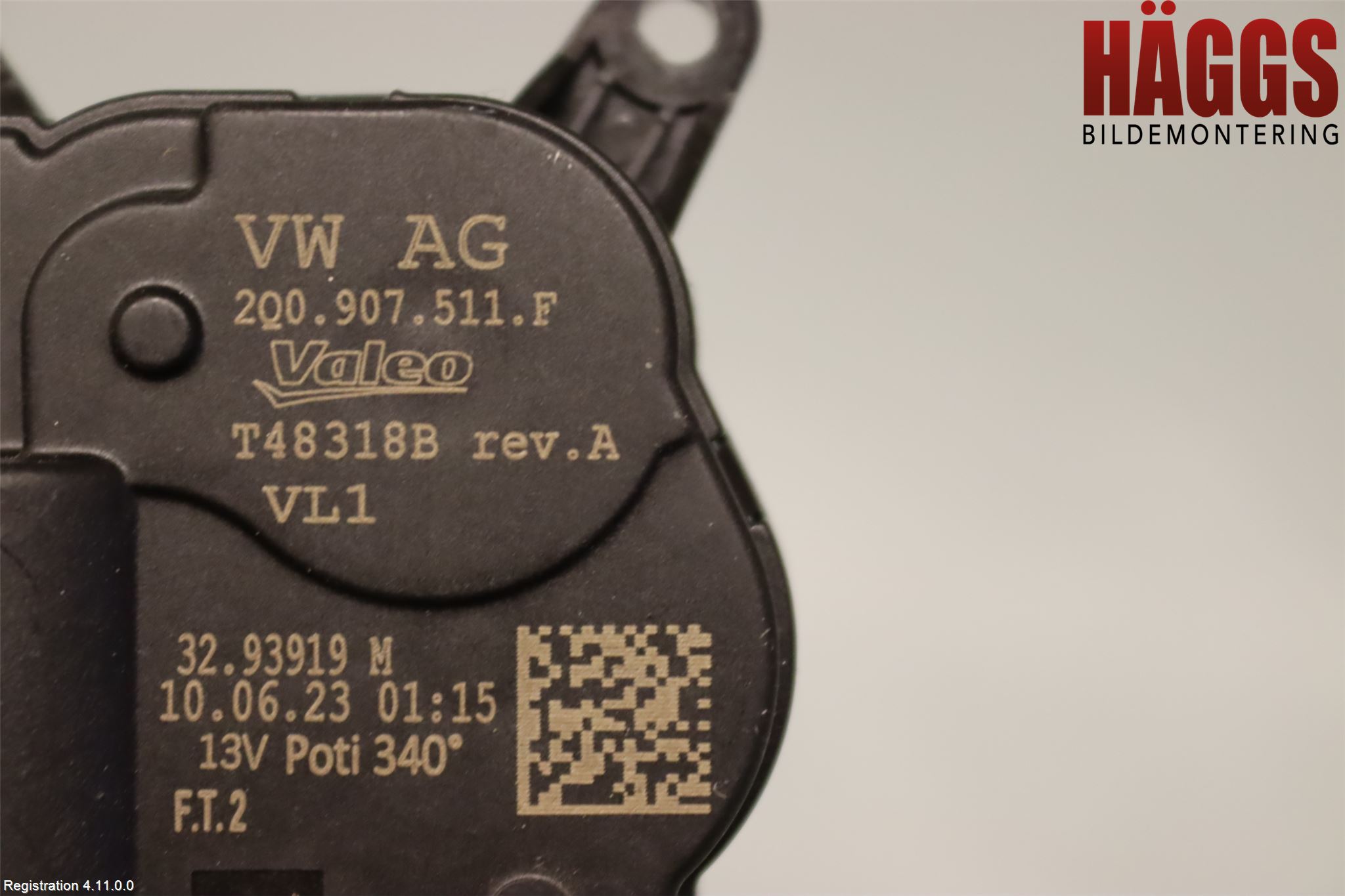 Audi Q4 E-TRON FZ 22- Värme Reglermotor