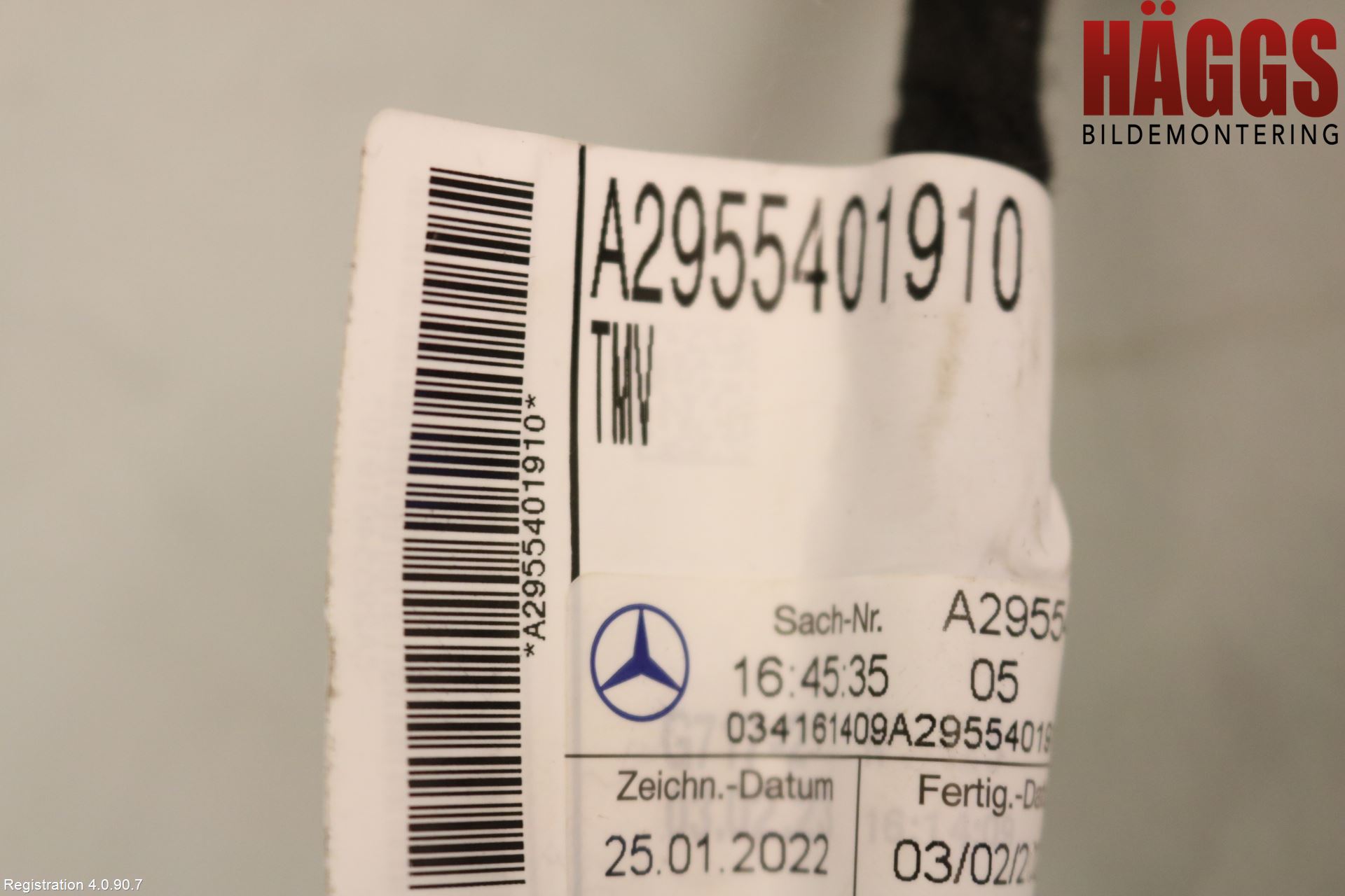 Mercedes-Benz MB EQE (V295) 22- Kabelhärva